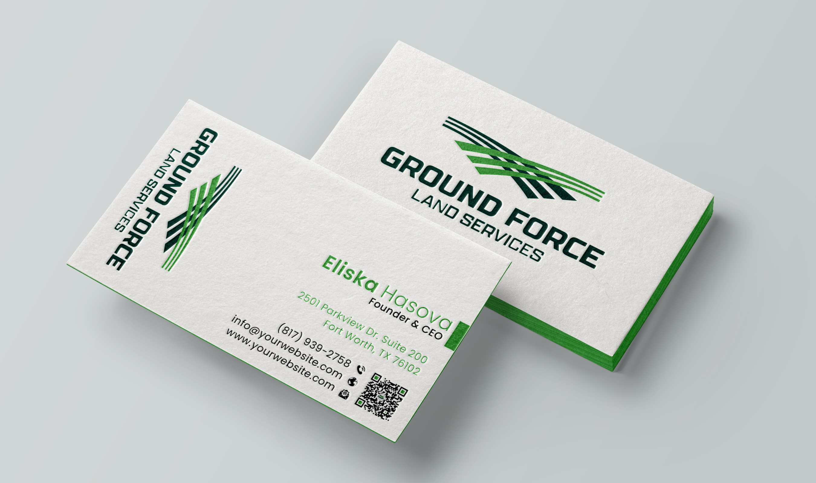 Business Card Design by DesignerShahadat for Ground Force Land Clearing | Design #34356085