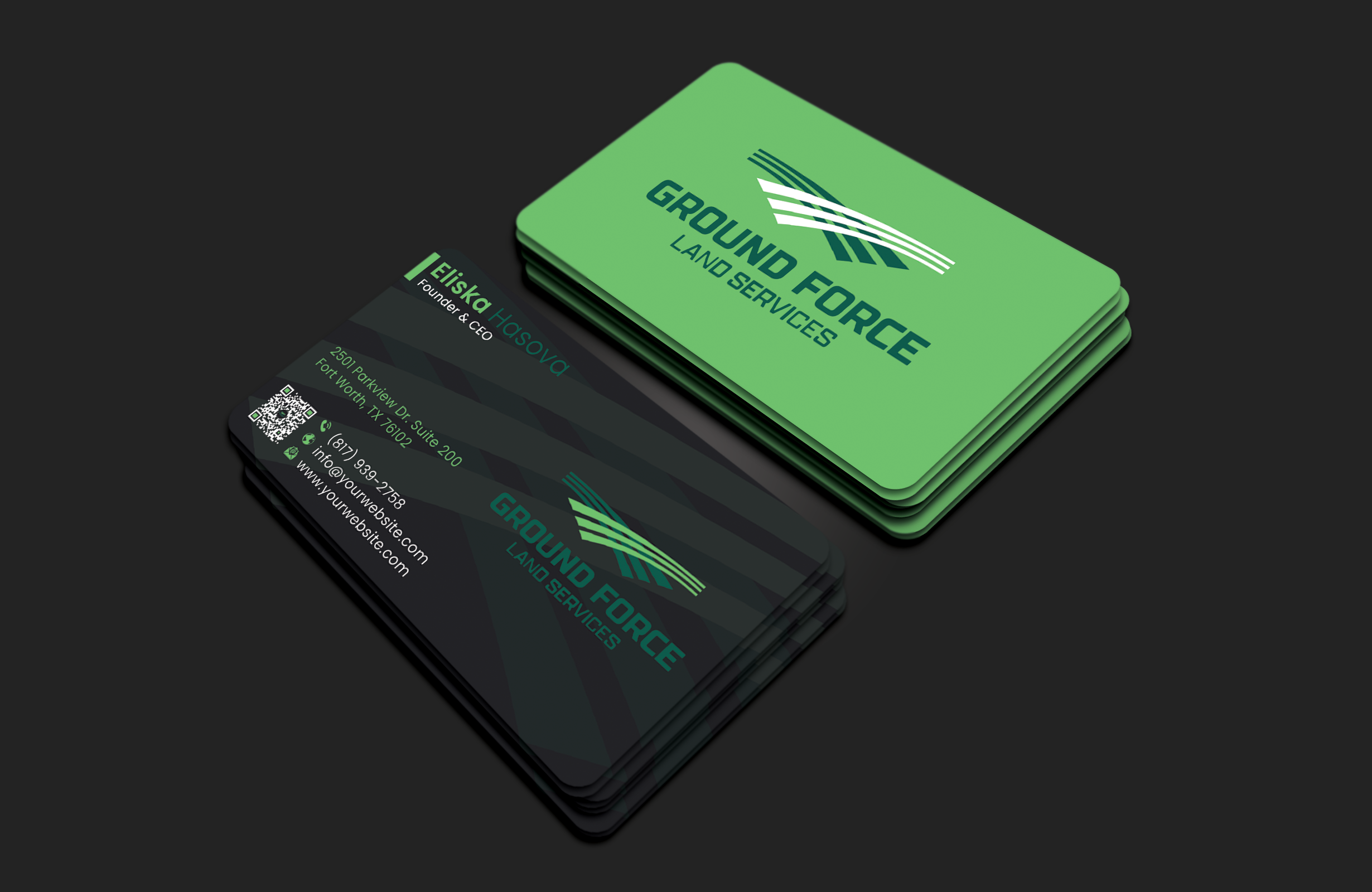 Business Card Design by DesignerShahadat for Ground Force Land Clearing | Design #34356093