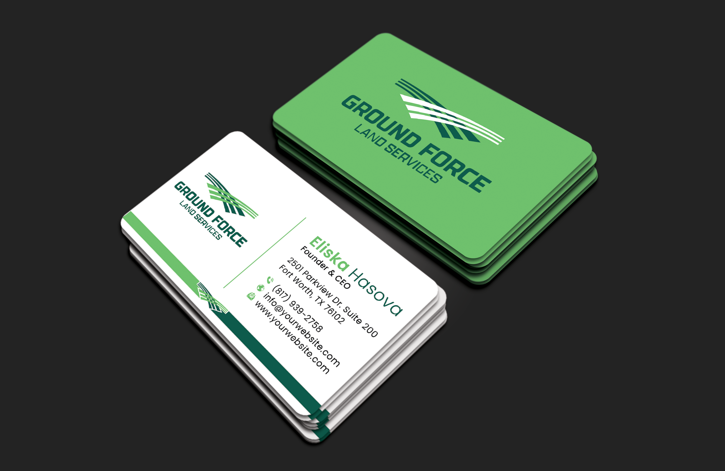 Design de Carte de Visite par DesignerShahadat pour Ground Force Land Clearing | Design #34356096