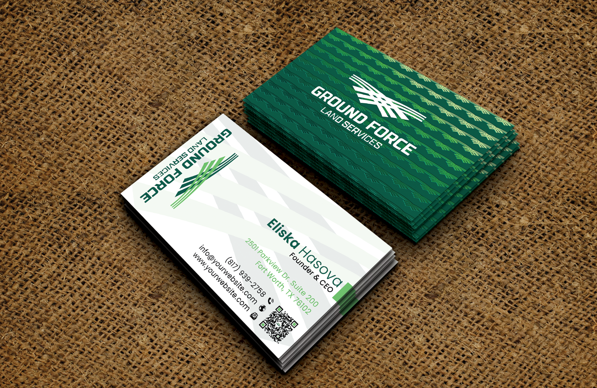Business Card Design by DesignerShahadat for Ground Force Land Clearing | Design #34356103