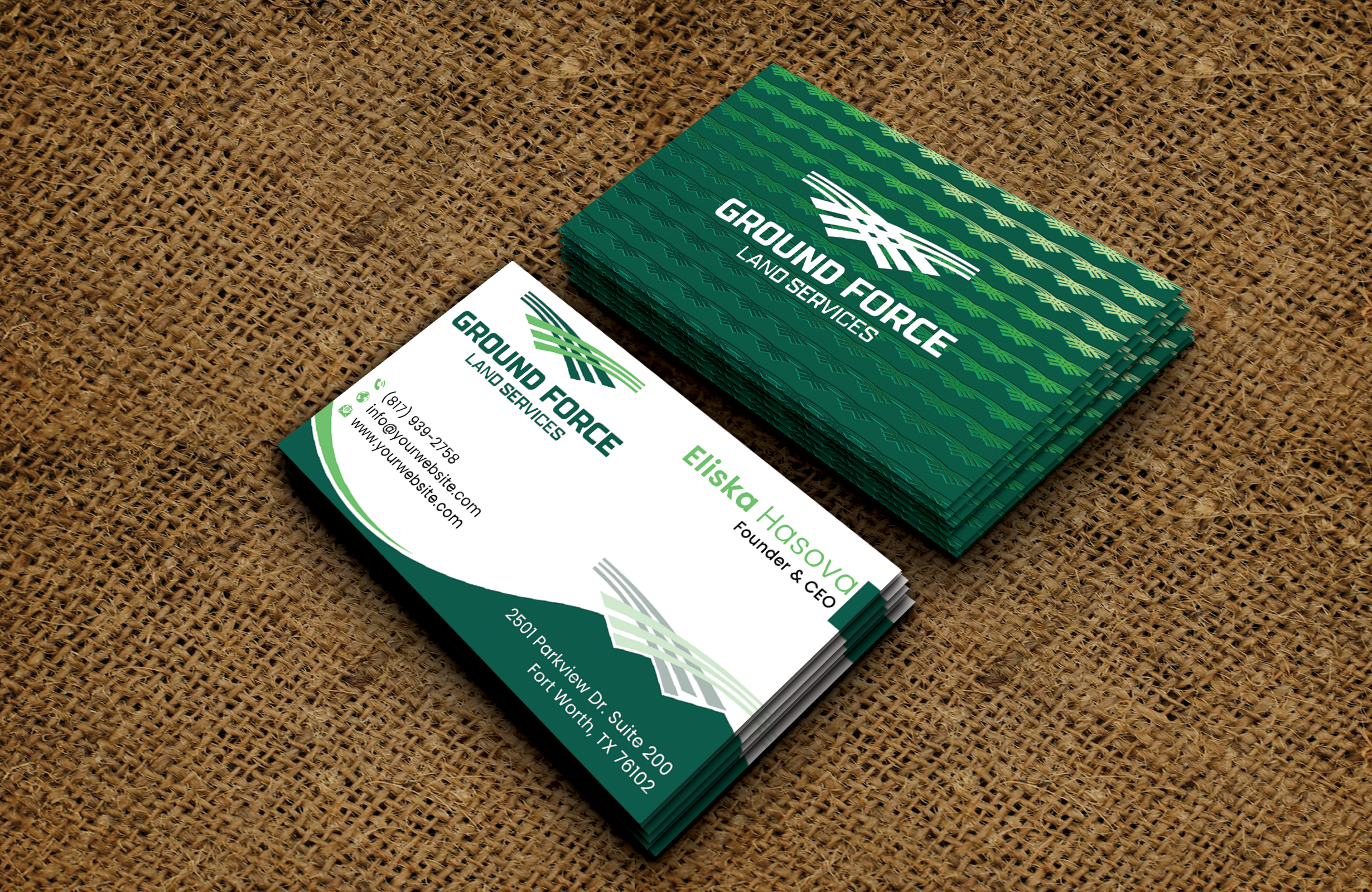 Design de Carte de Visite par DesignerShahadat pour Ground Force Land Clearing | Design #34356105