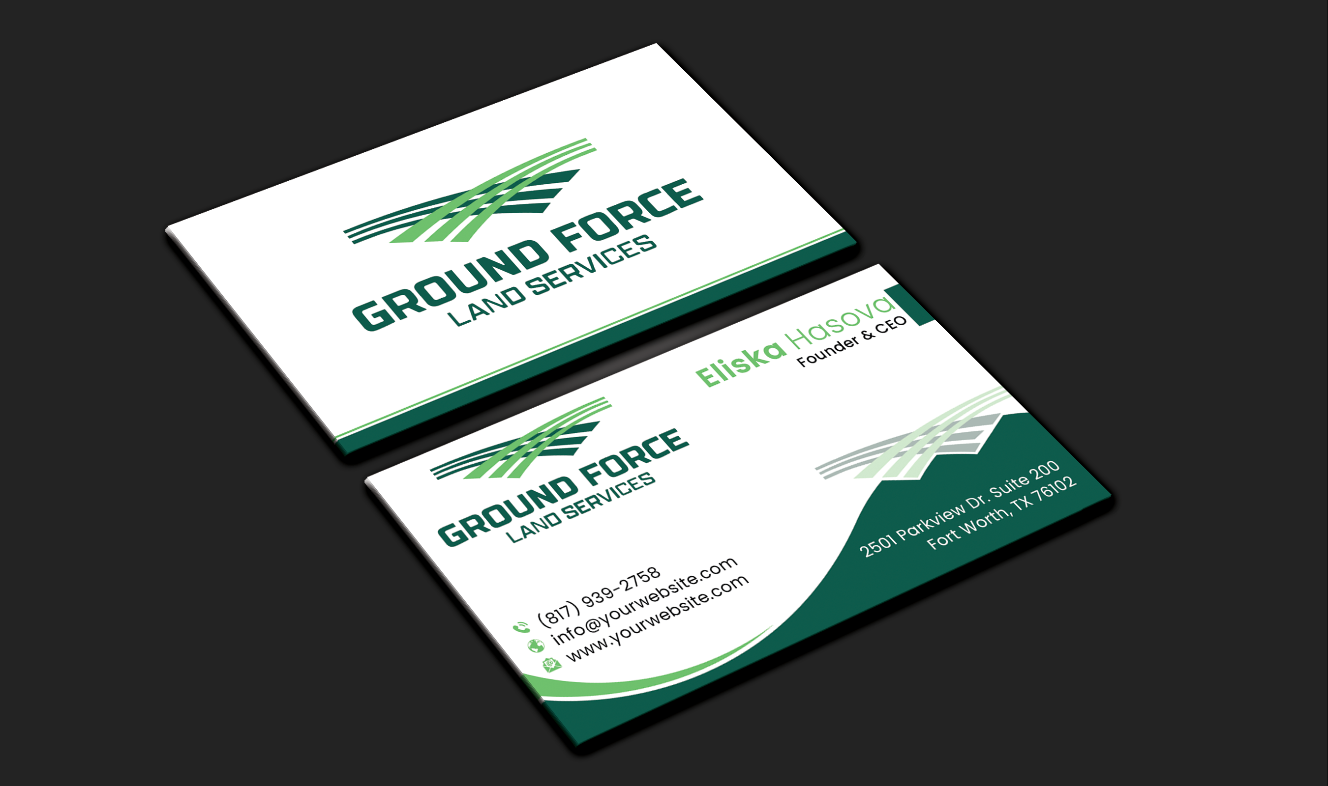 Business Card Design by DesignerShahadat for Ground Force Land Clearing | Design #34356112