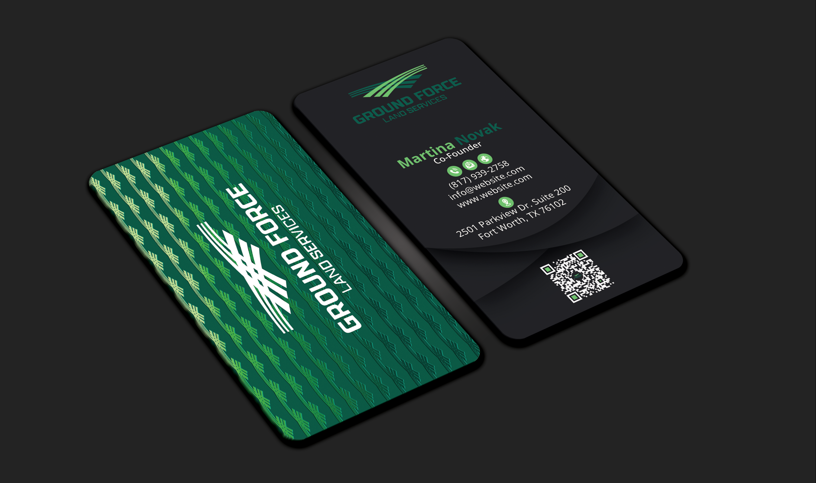 Business Card Design by DesignerShahadat for Ground Force Land Clearing | Design #34356113