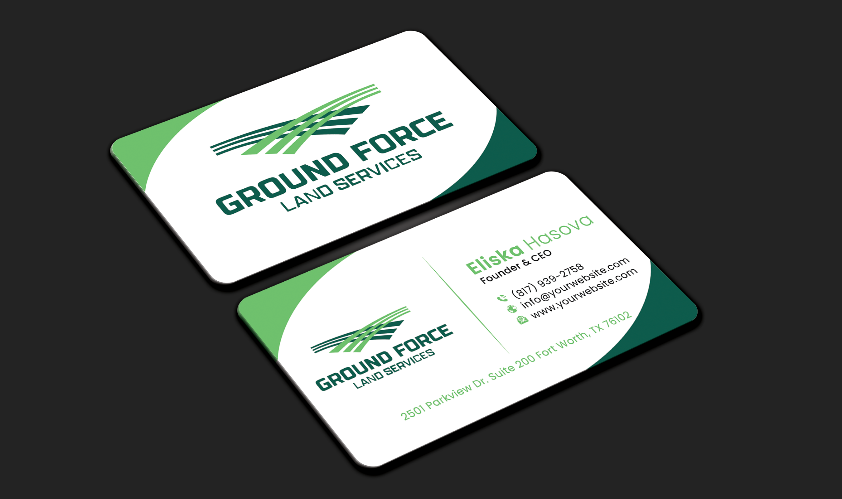 Business Card Design by DesignerShahadat for Ground Force Land Clearing | Design #34357487