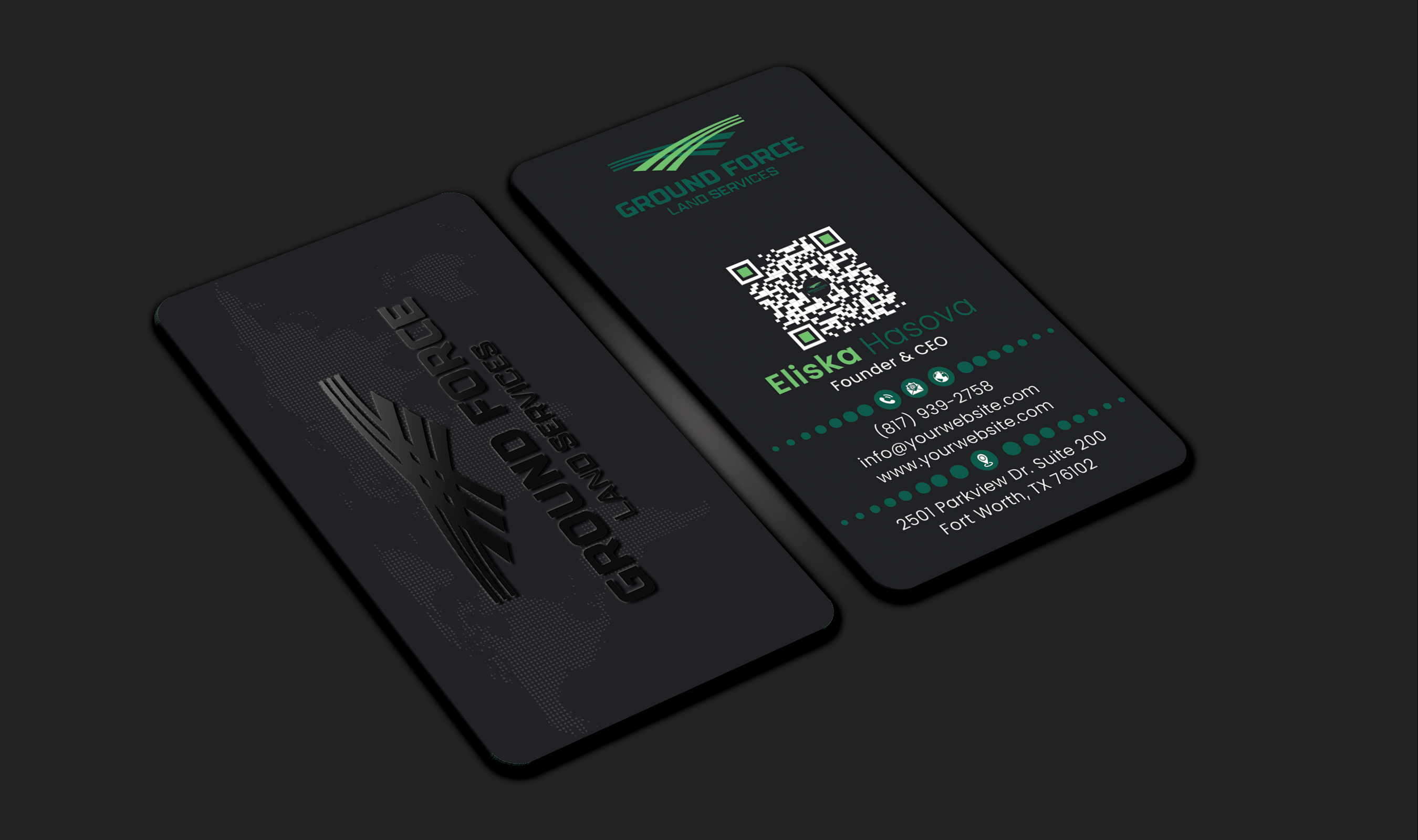 Business Card Design by DesignerShahadat for Ground Force Land Clearing | Design #34357489