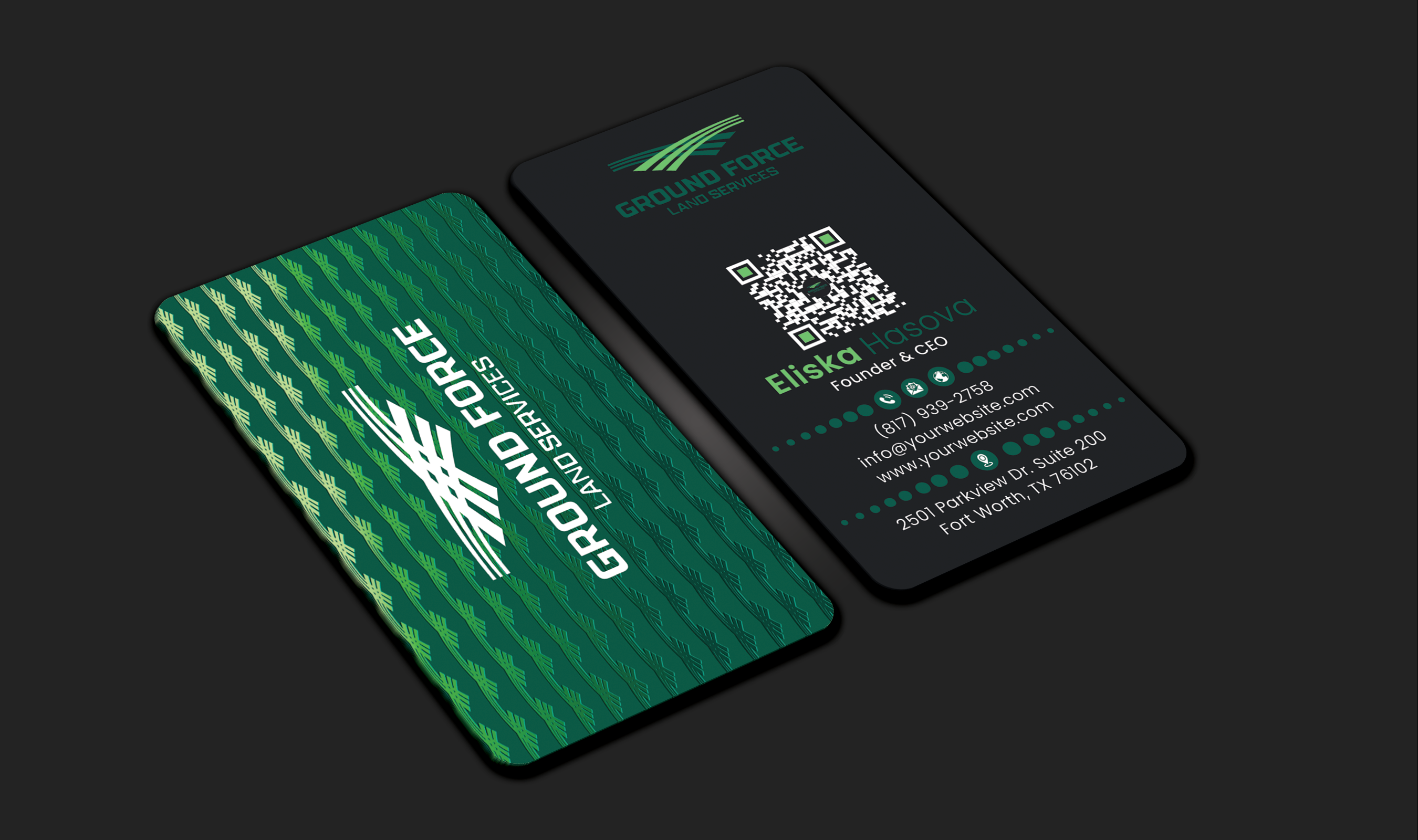 Business Card Design by DesignerShahadat for Ground Force Land Clearing | Design #34357490