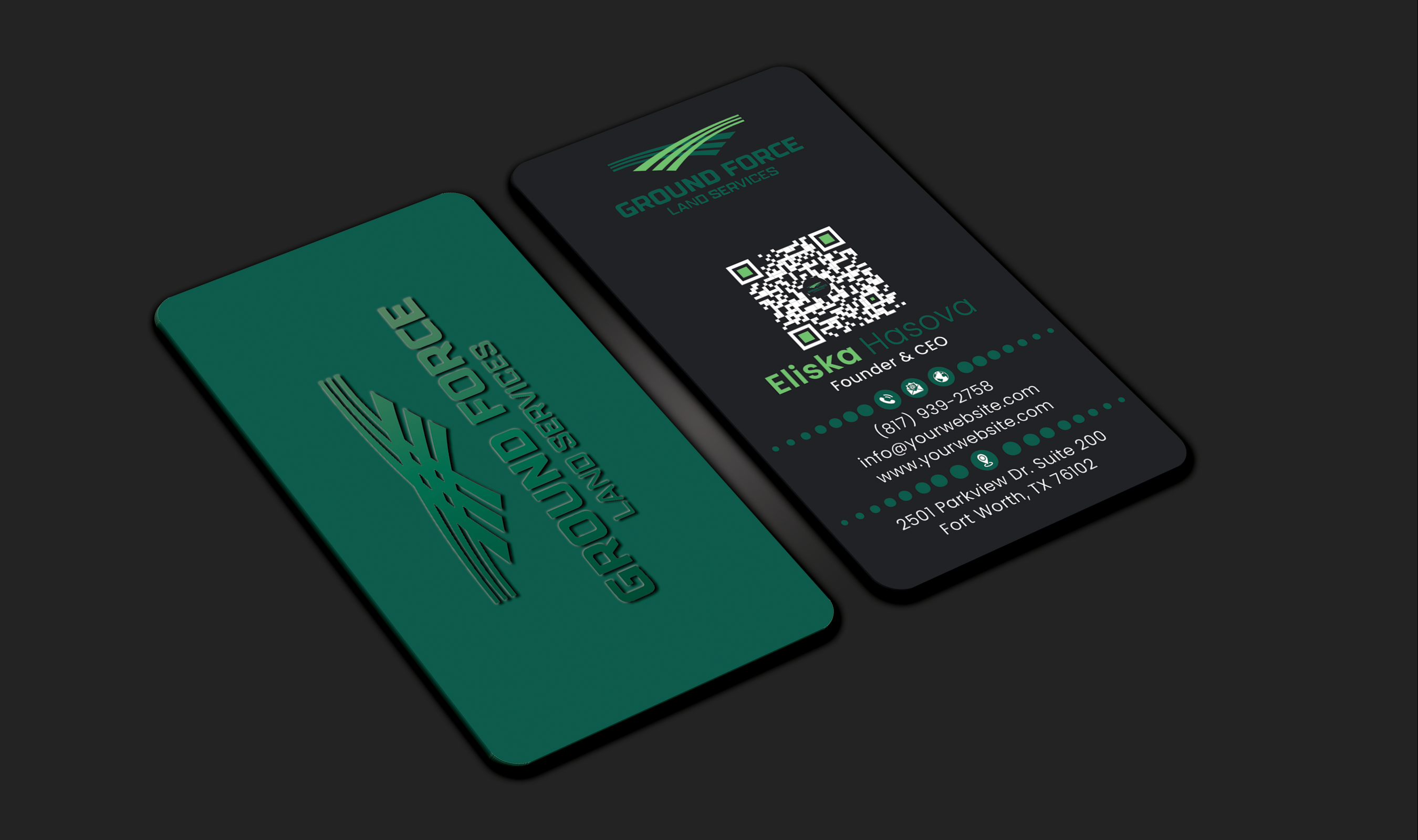 Business Card Design by DesignerShahadat for Ground Force Land Clearing | Design #34357494