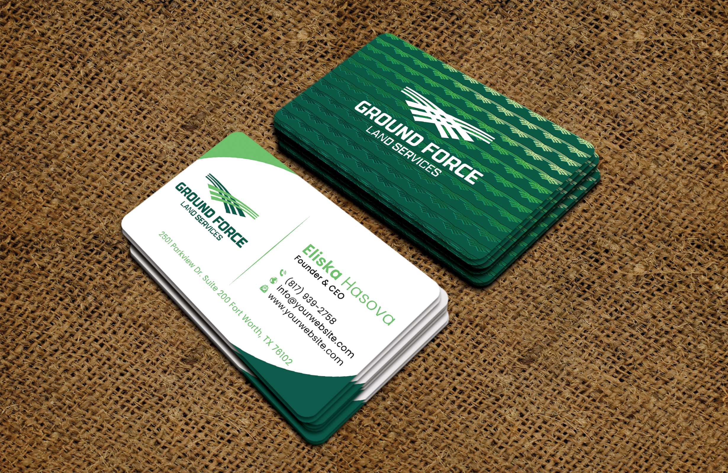 Business Card Design by DesignerShahadat for Ground Force Land Clearing | Design #34357495
