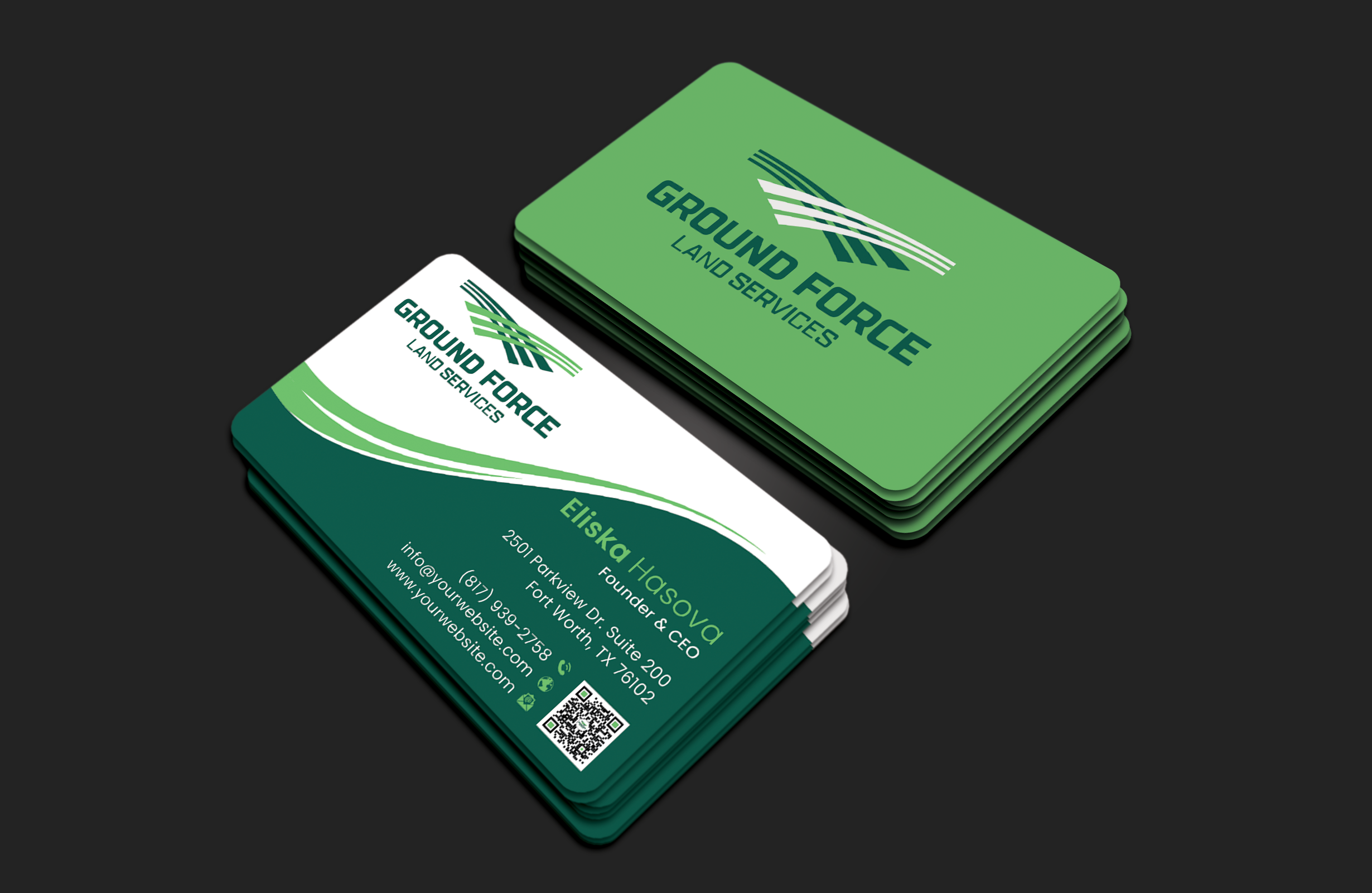 Business Card Design by DesignerShahadat for Ground Force Land Clearing | Design #34357499