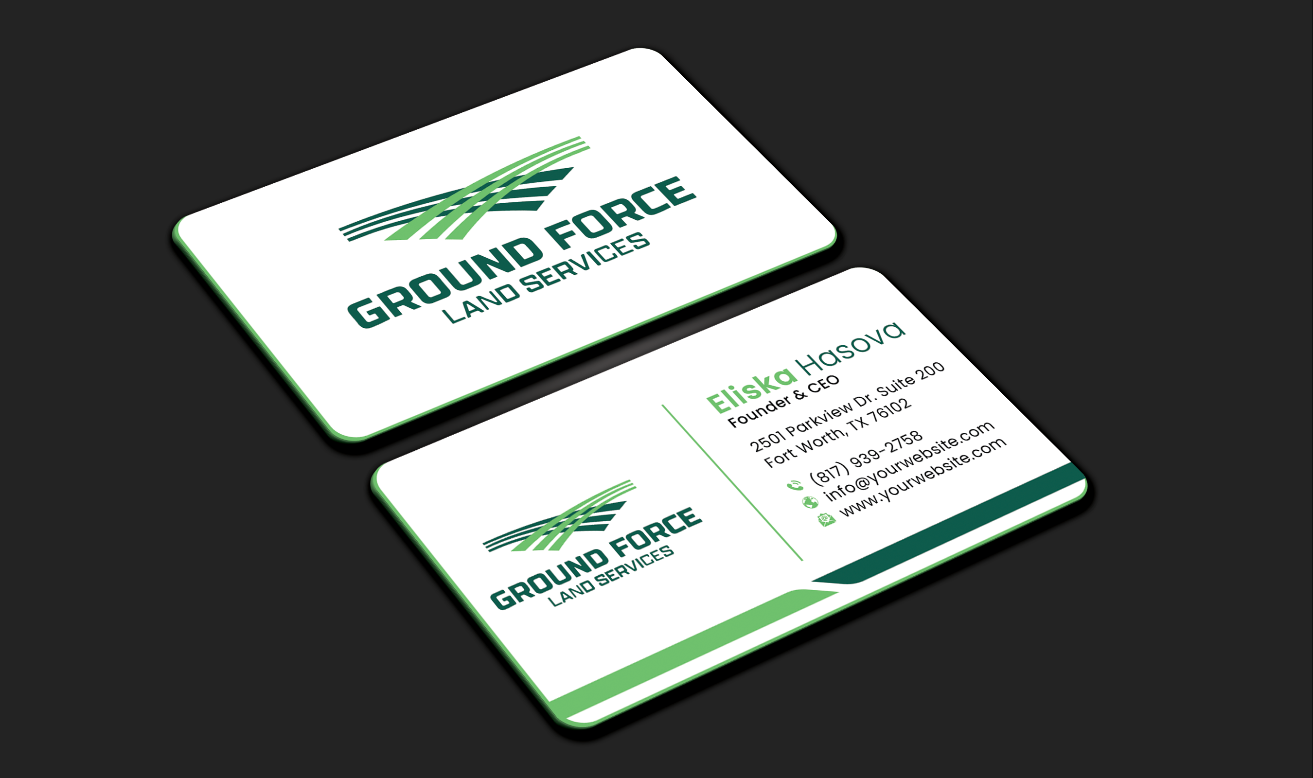 Business Card Design by DesignerShahadat for Ground Force Land Clearing | Design #34357500