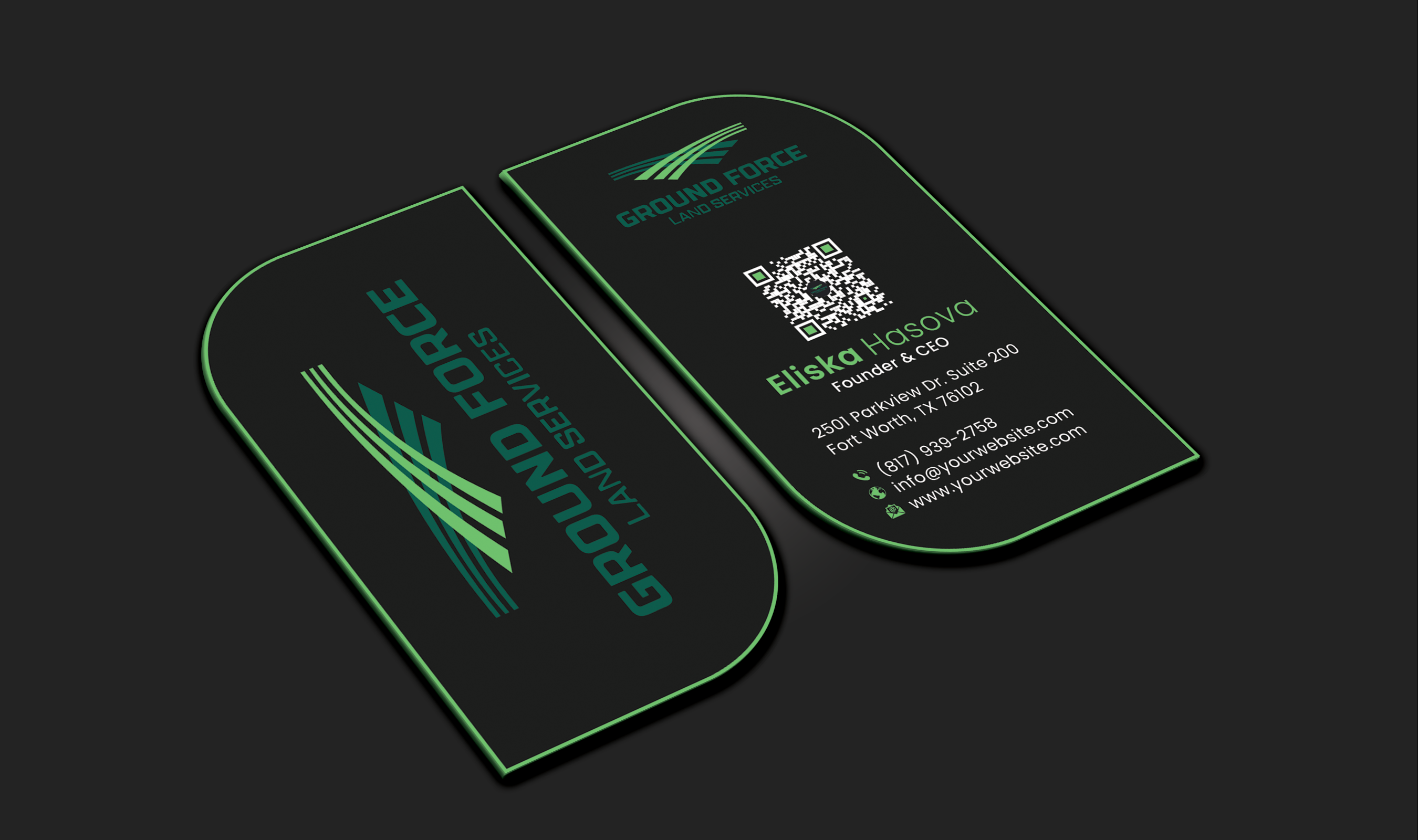 Business Card Design by DesignerShahadat for Ground Force Land Clearing | Design #34357503