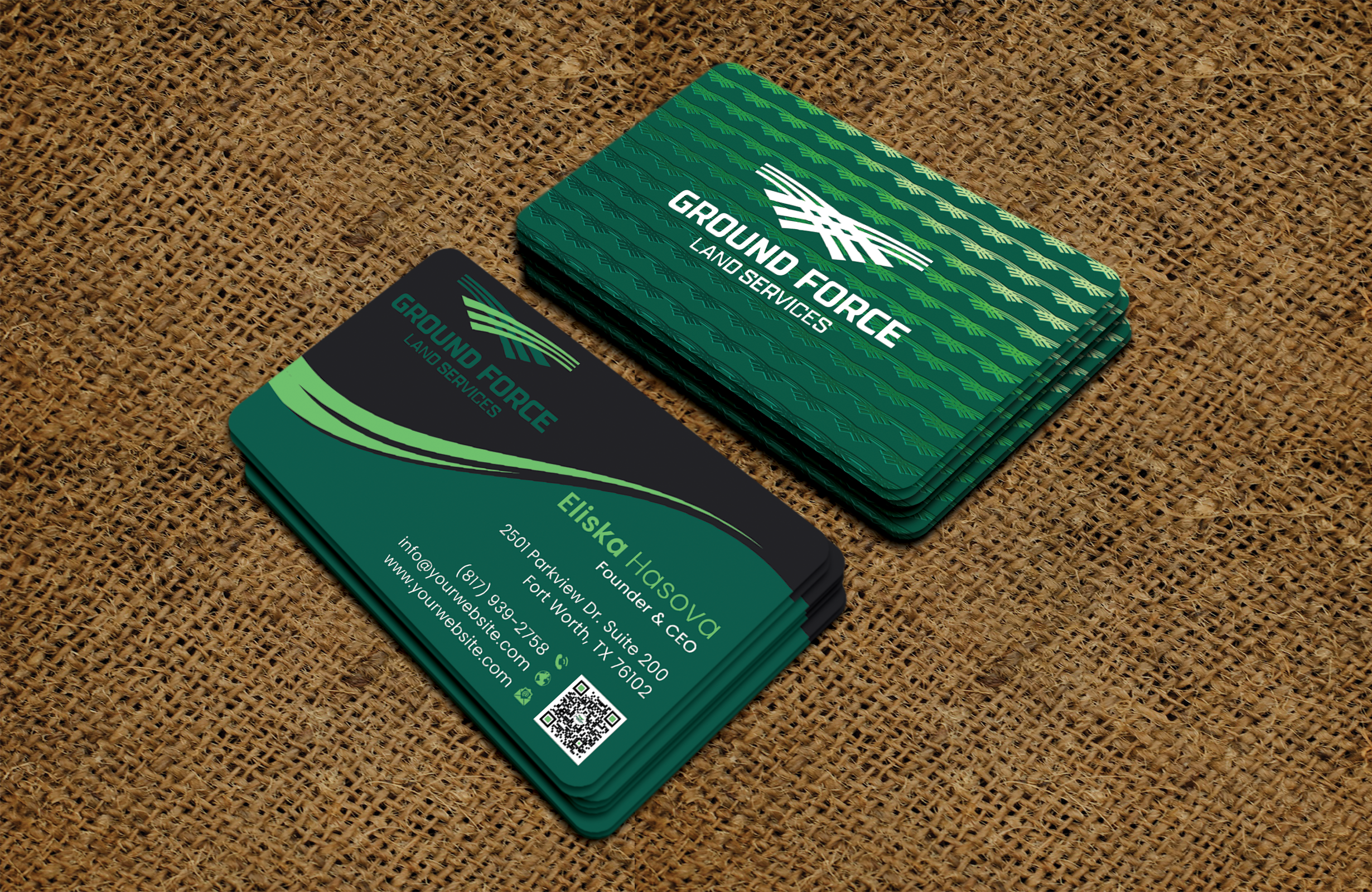 Business Card Design by DesignerShahadat for Ground Force Land Clearing | Design #34357510