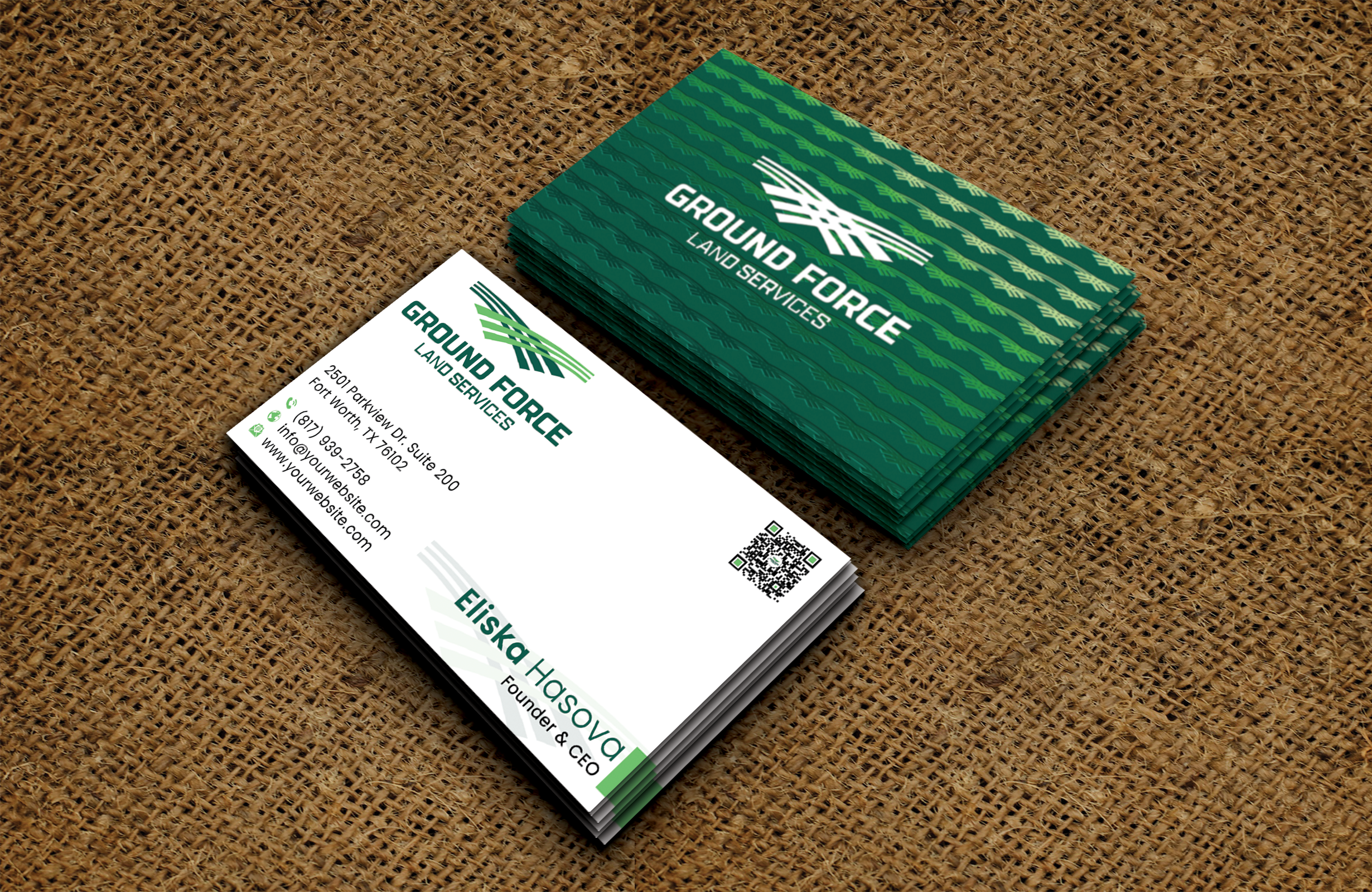 Diseño de Tarjeta de Presentación por DesignerShahadat para Ground Force Land Clearing | Diseño #34357511