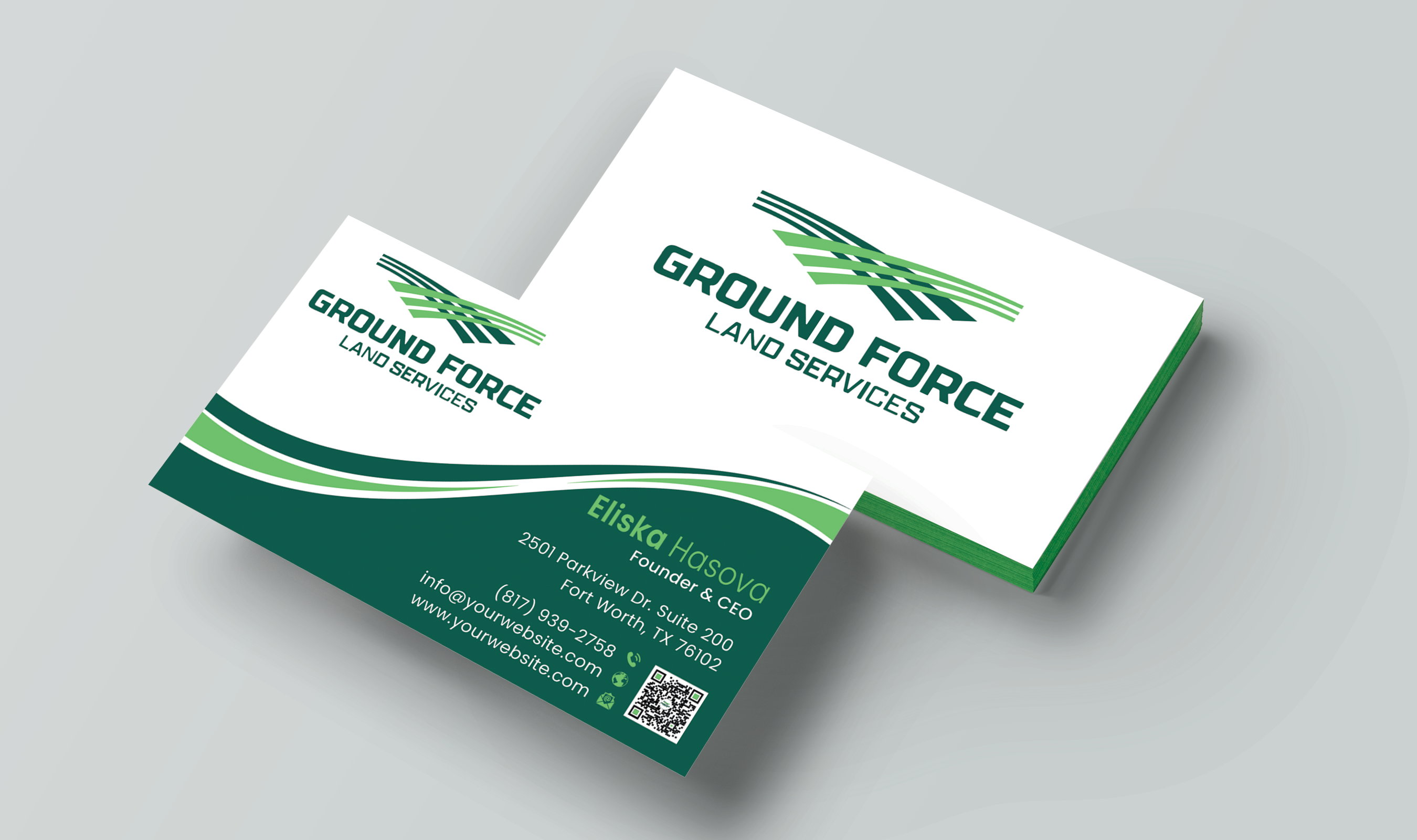 Business Card Design by DesignerShahadat for Ground Force Land Clearing | Design #34357515