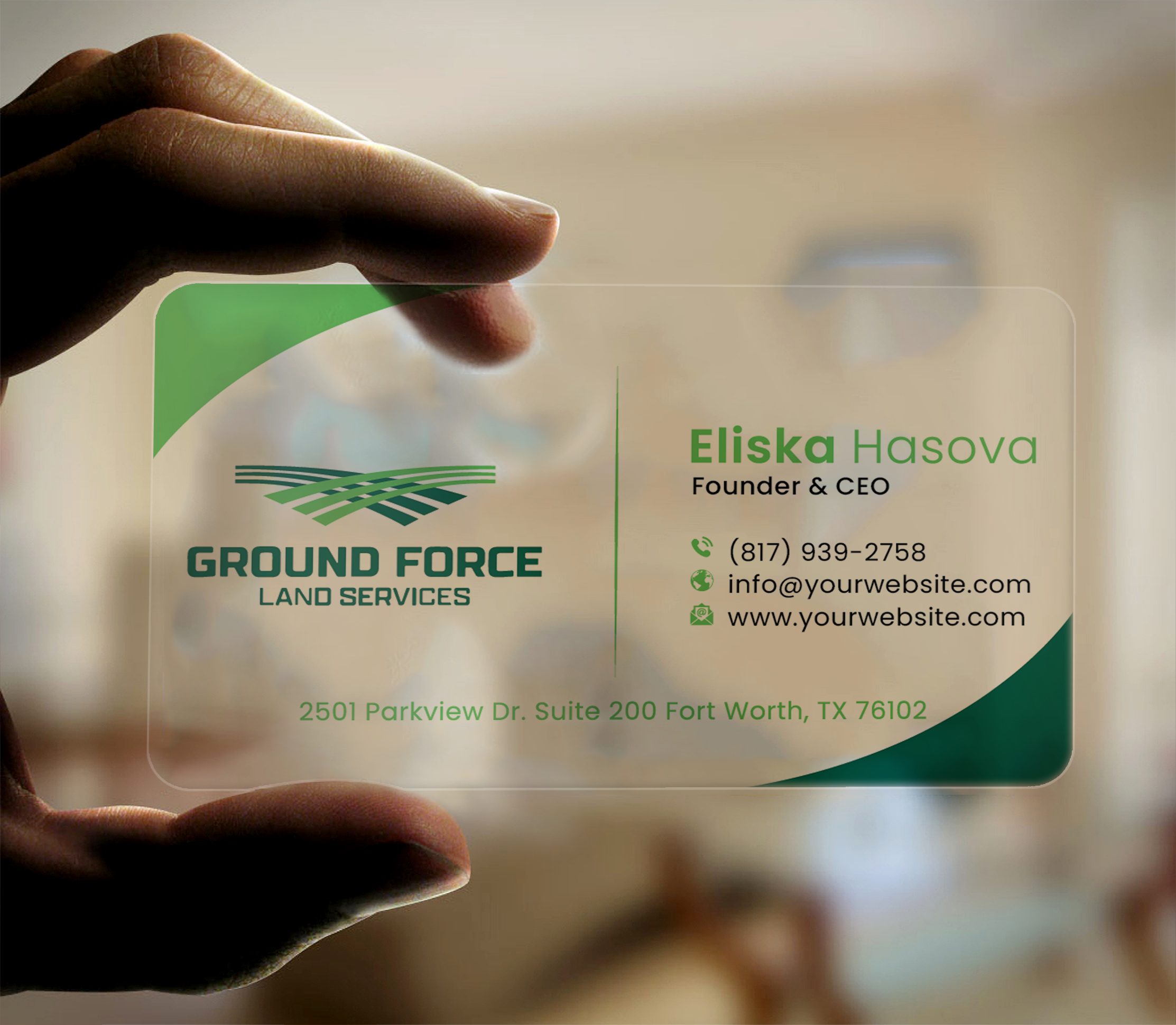 Business Card Design by DesignerShahadat for Ground Force Land Clearing | Design #34357520