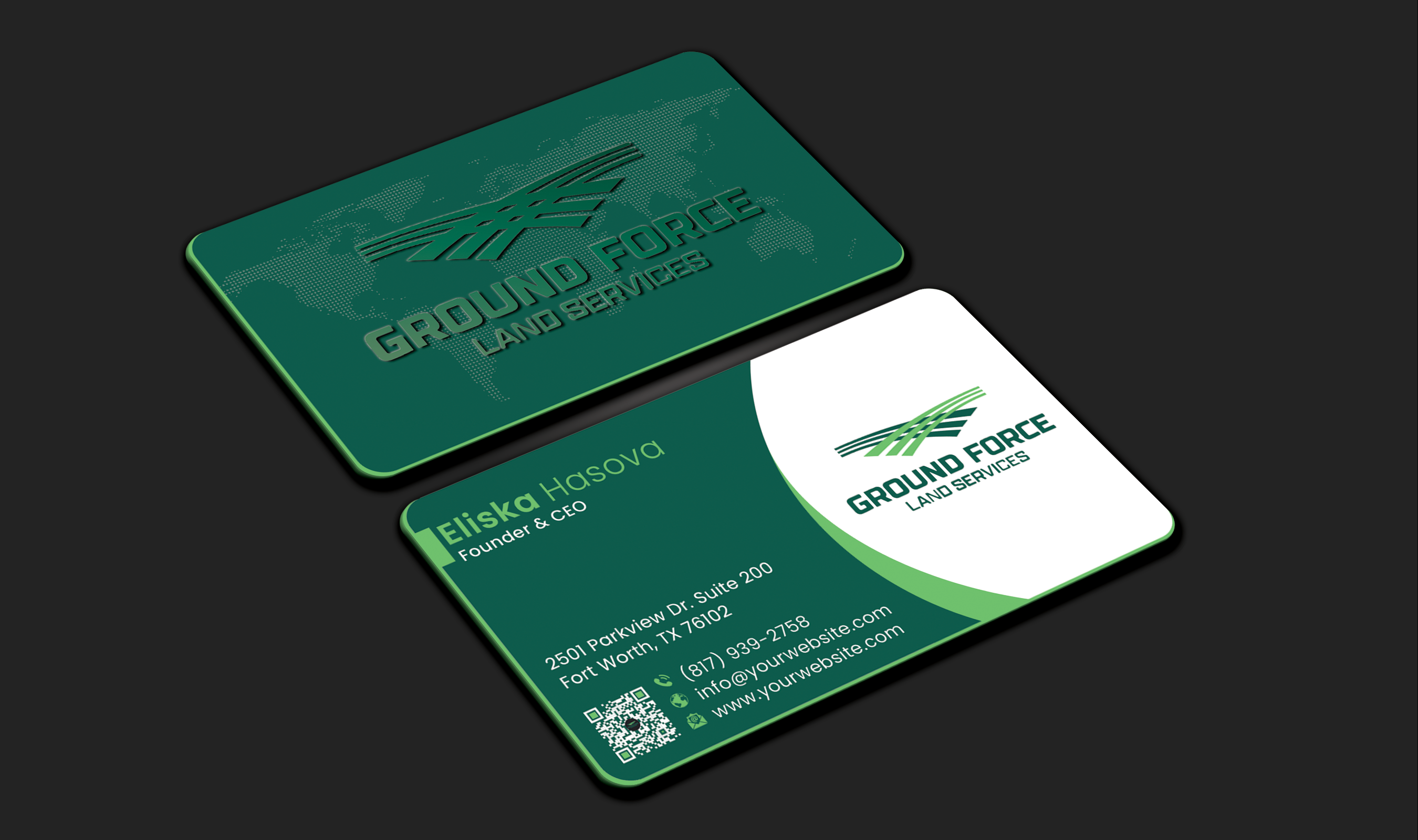 Business Card Design by DesignerShahadat for Ground Force Land Clearing | Design #34357522