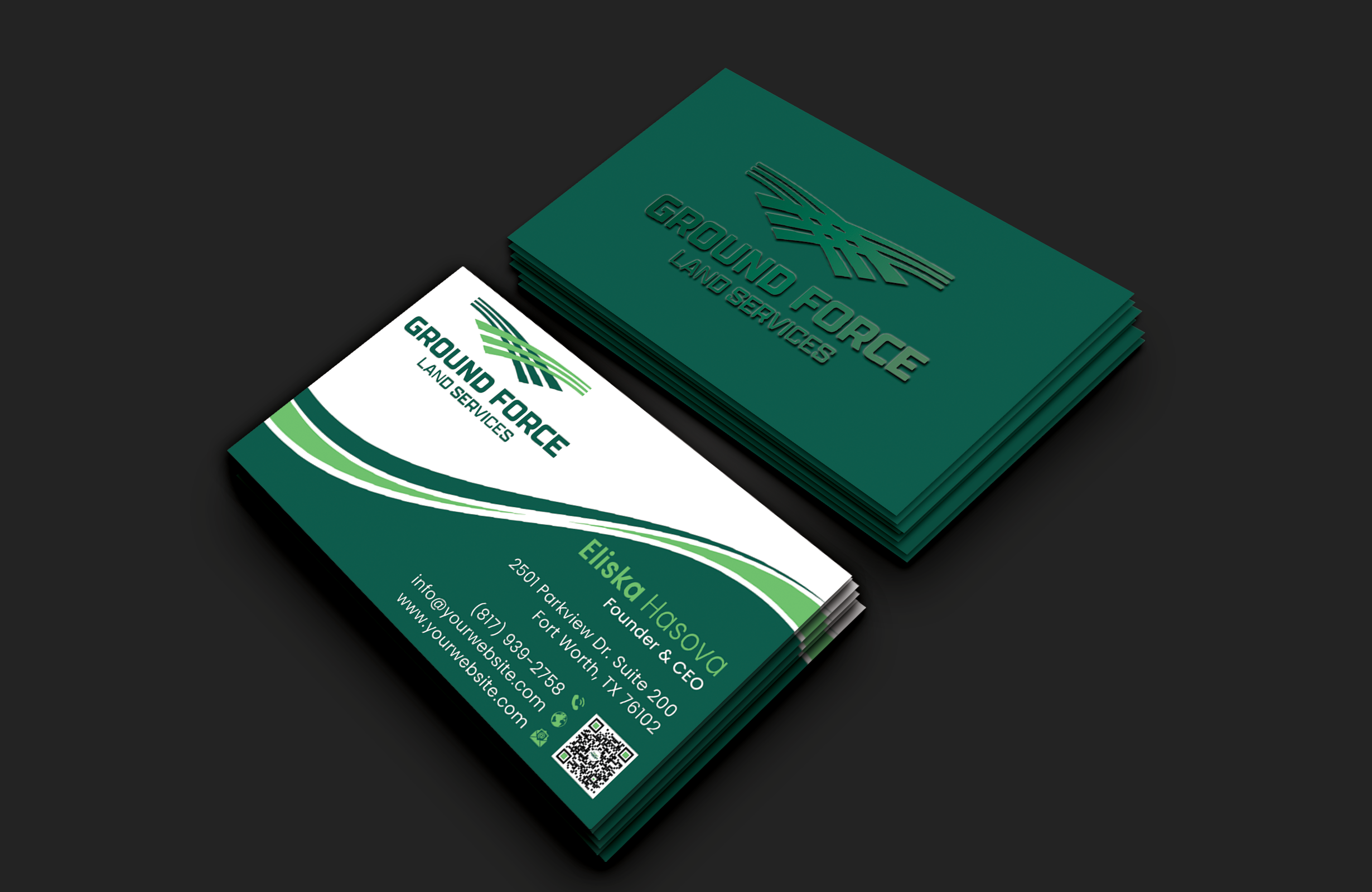 Business Card Design by DesignerShahadat for Ground Force Land Clearing | Design #34357524