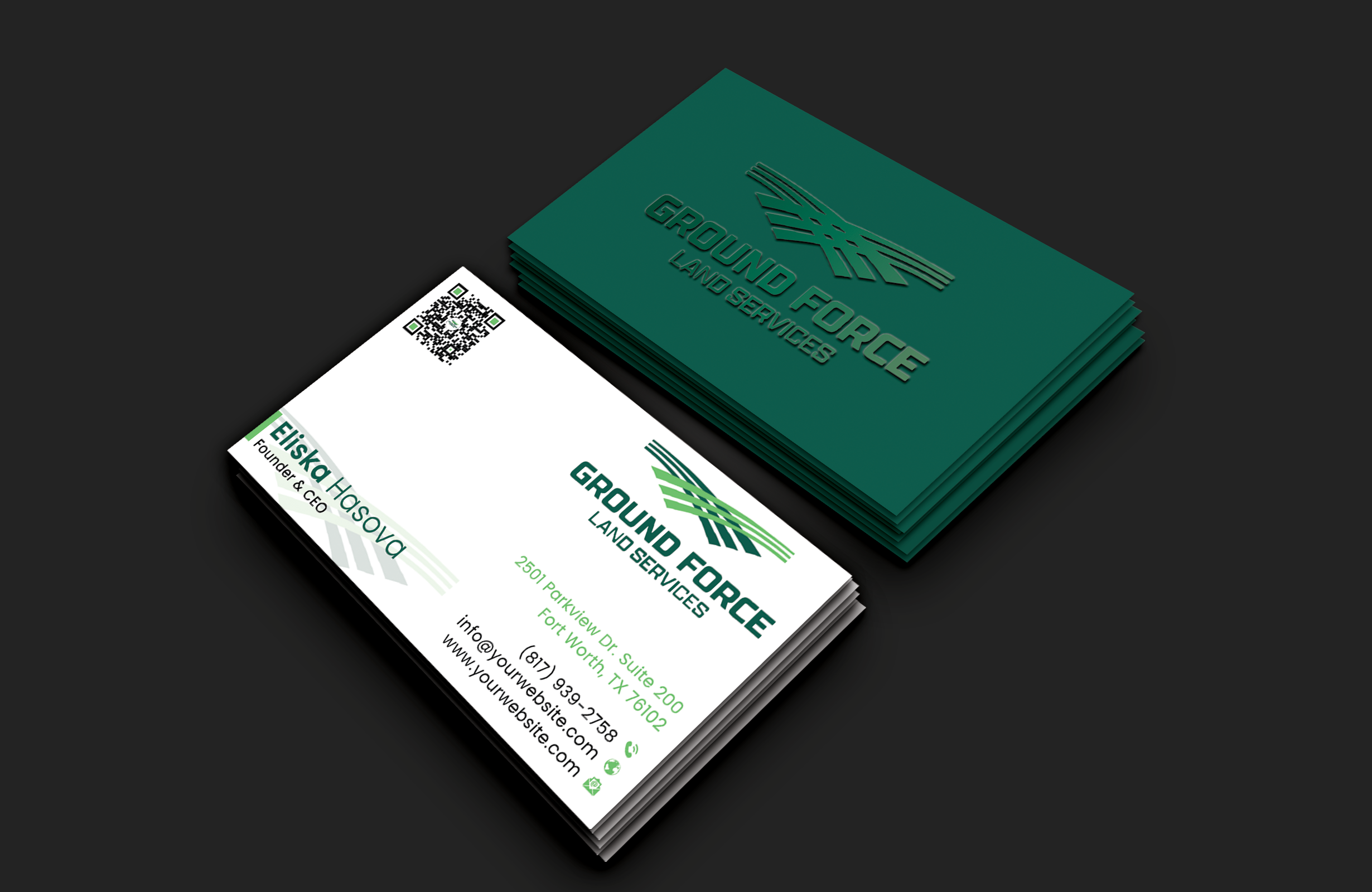 Business Card Design by DesignerShahadat for Ground Force Land Clearing | Design #34359225