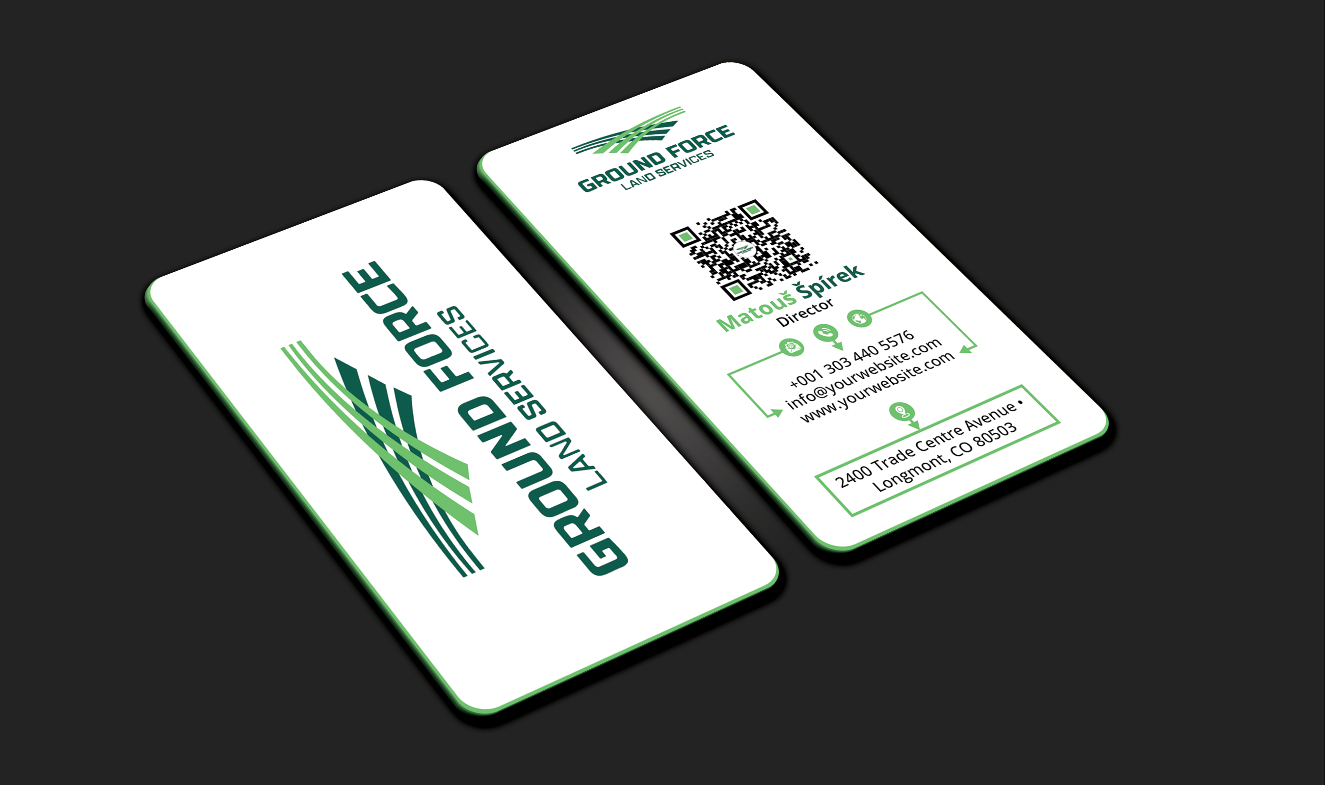 Business Card Design by DesignerShahadat for Ground Force Land Clearing | Design #34359234