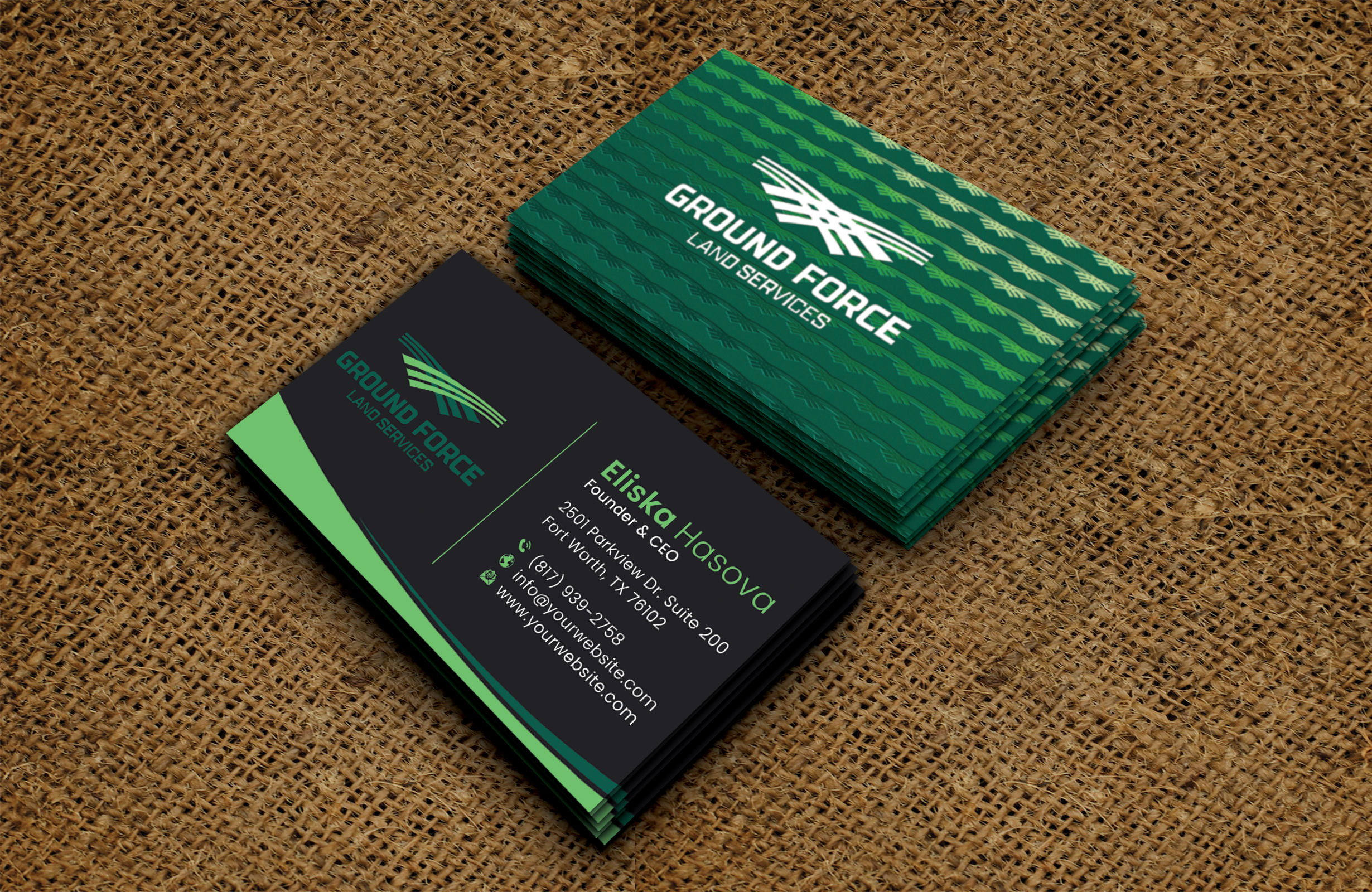 Business Card Design by DesignerShahadat for Ground Force Land Clearing | Design #34359236