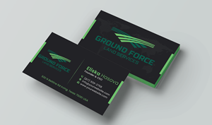 Business Card Design by DesignerShahadat for Ground Force Land Clearing | Design: #34359237