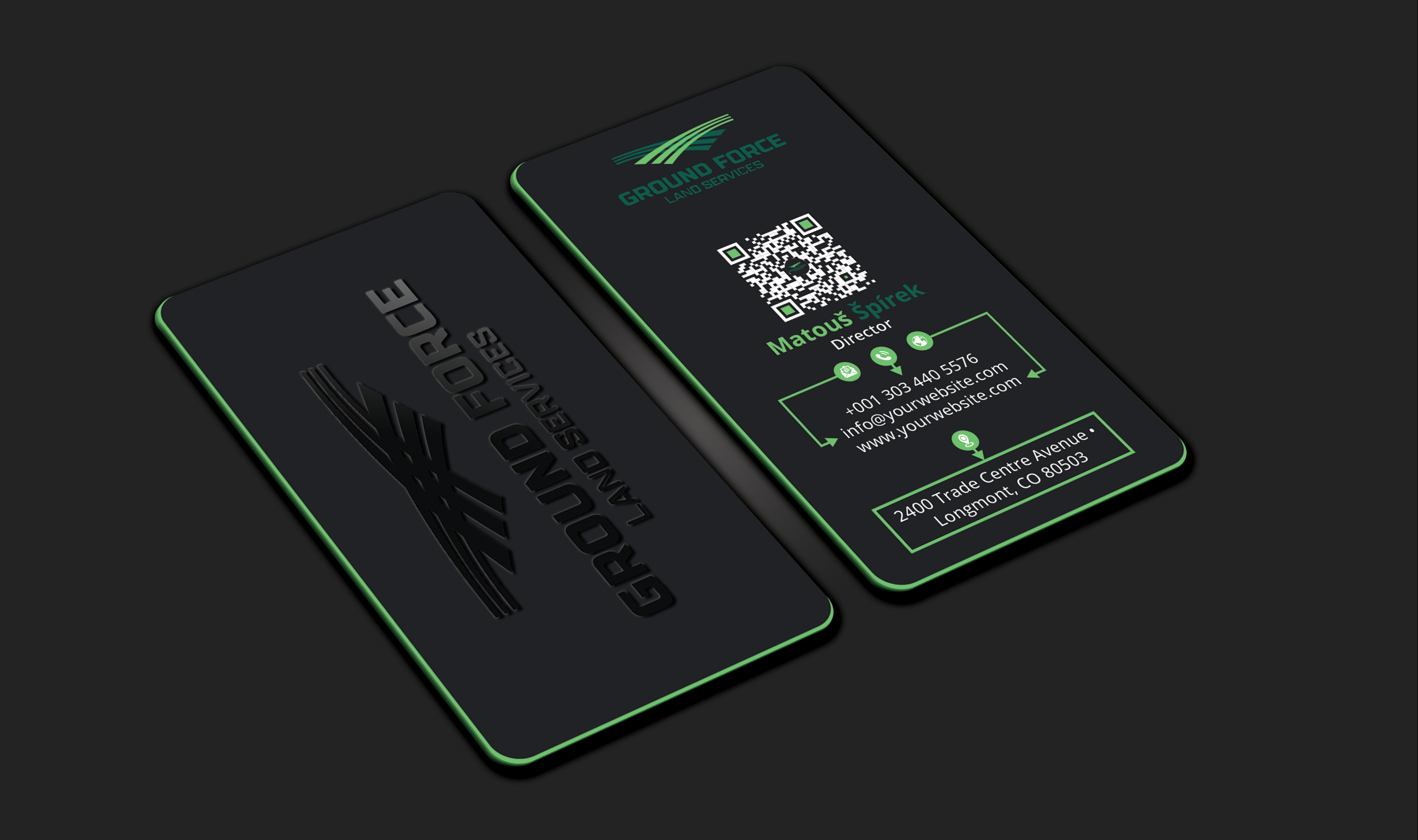 Business Card Design by DesignerShahadat for Ground Force Land Clearing | Design #34359255