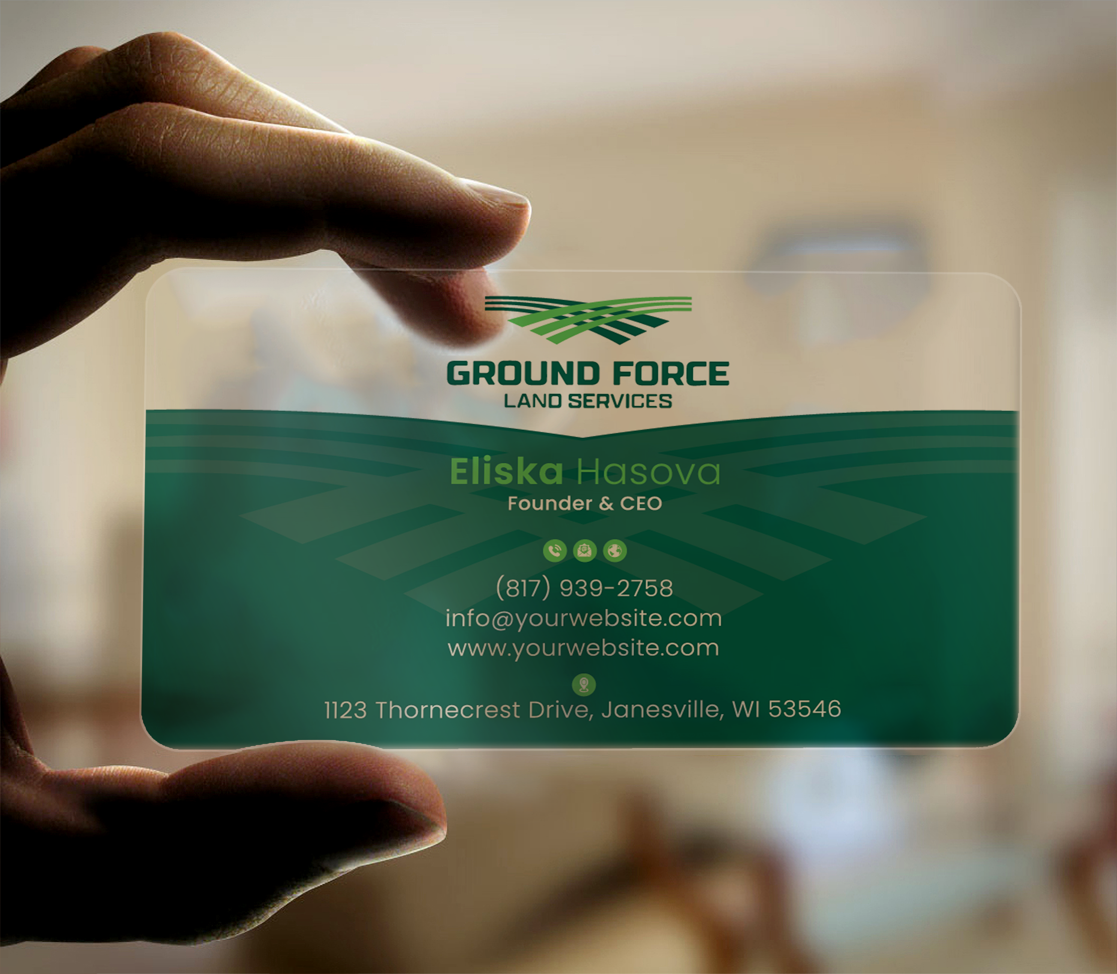 Business Card Design by DesignerShahadat for Ground Force Land Clearing | Design #34359256