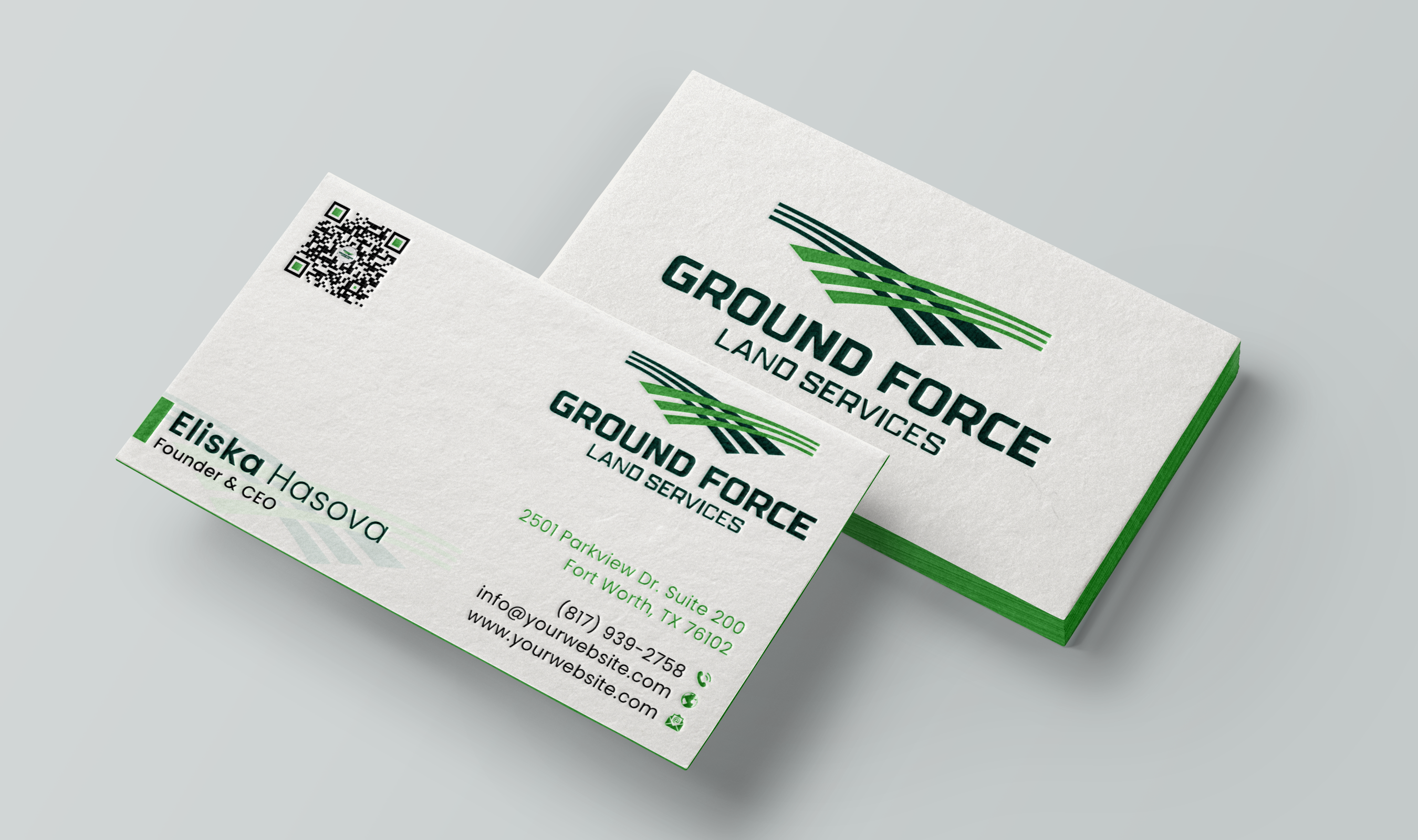 Business Card Design by DesignerShahadat for Ground Force Land Clearing | Design #34359258