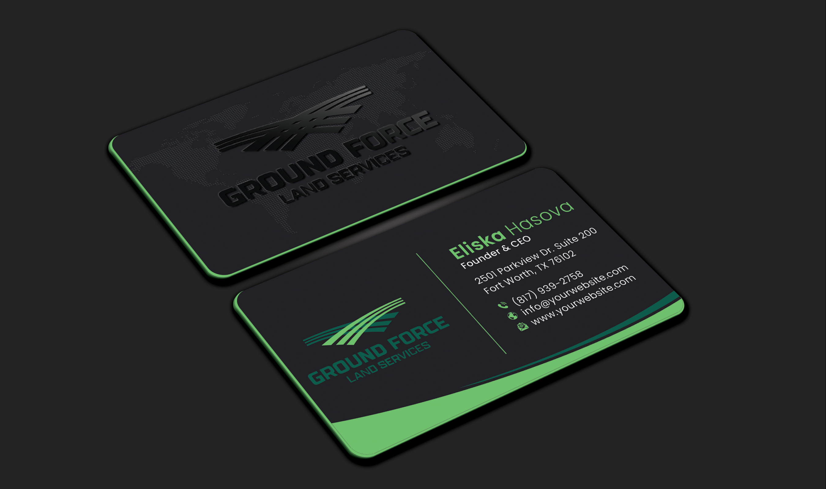 Business Card Design by DesignerShahadat for Ground Force Land Clearing | Design #34359282