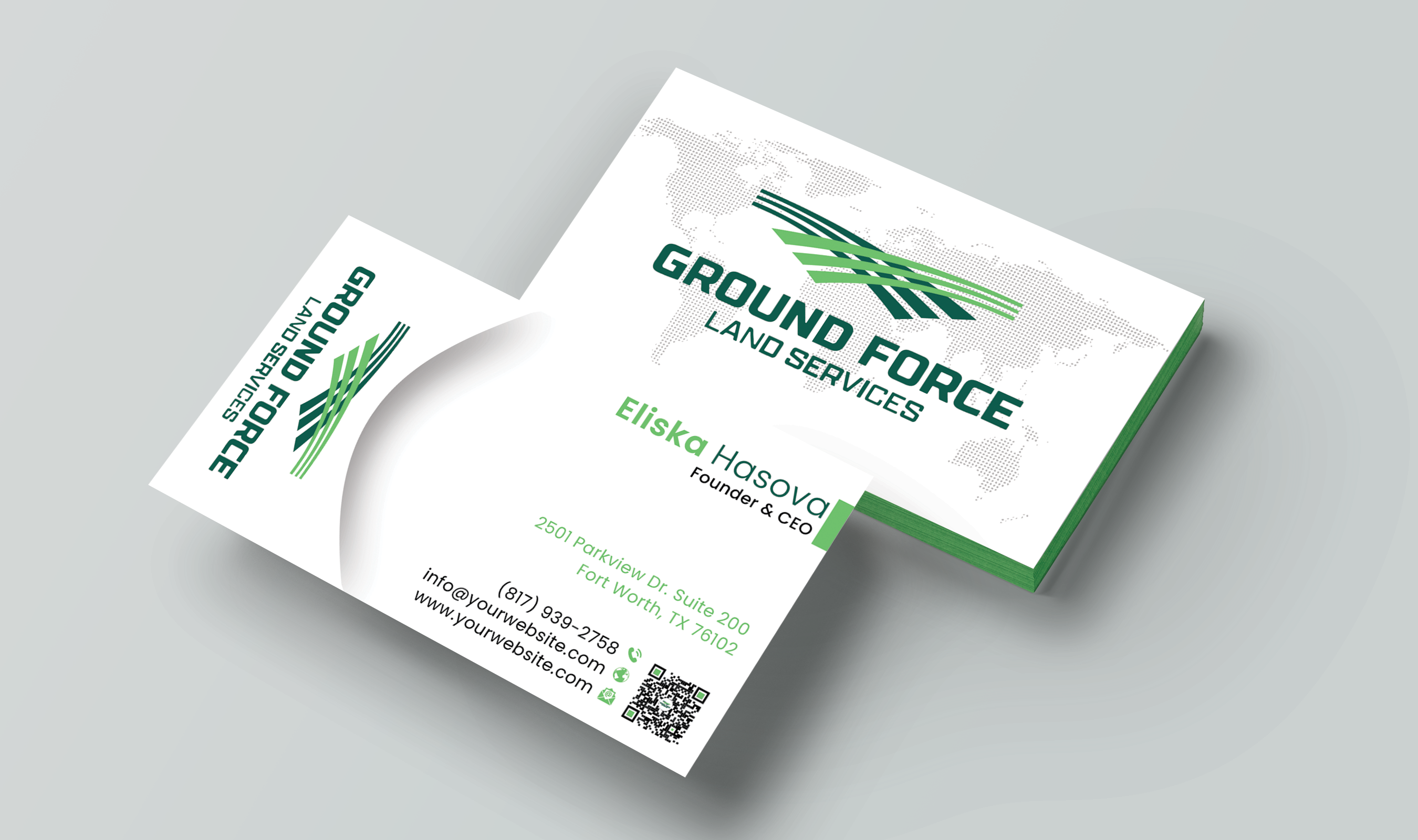 Business Card Design by DesignerShahadat for Ground Force Land Clearing | Design #34359283