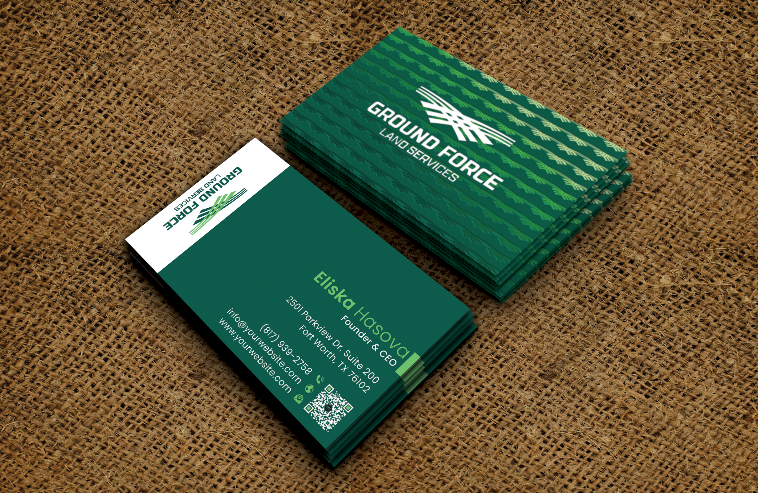 Business Card Design by DesignerShahadat for Ground Force Land Clearing | Design #34359286