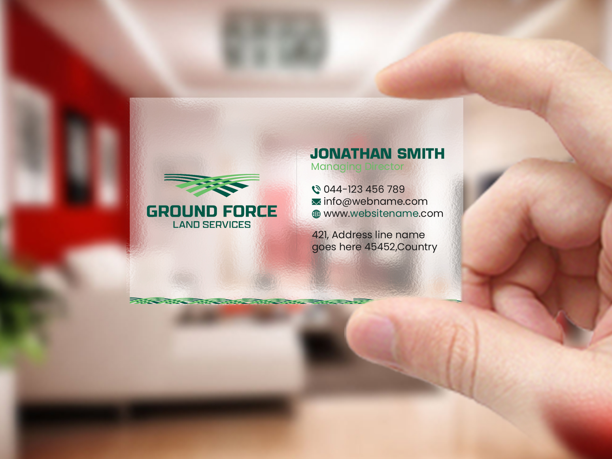 Business Card Design by Creations Box 2015 for Ground Force Land Clearing | Design #34357133