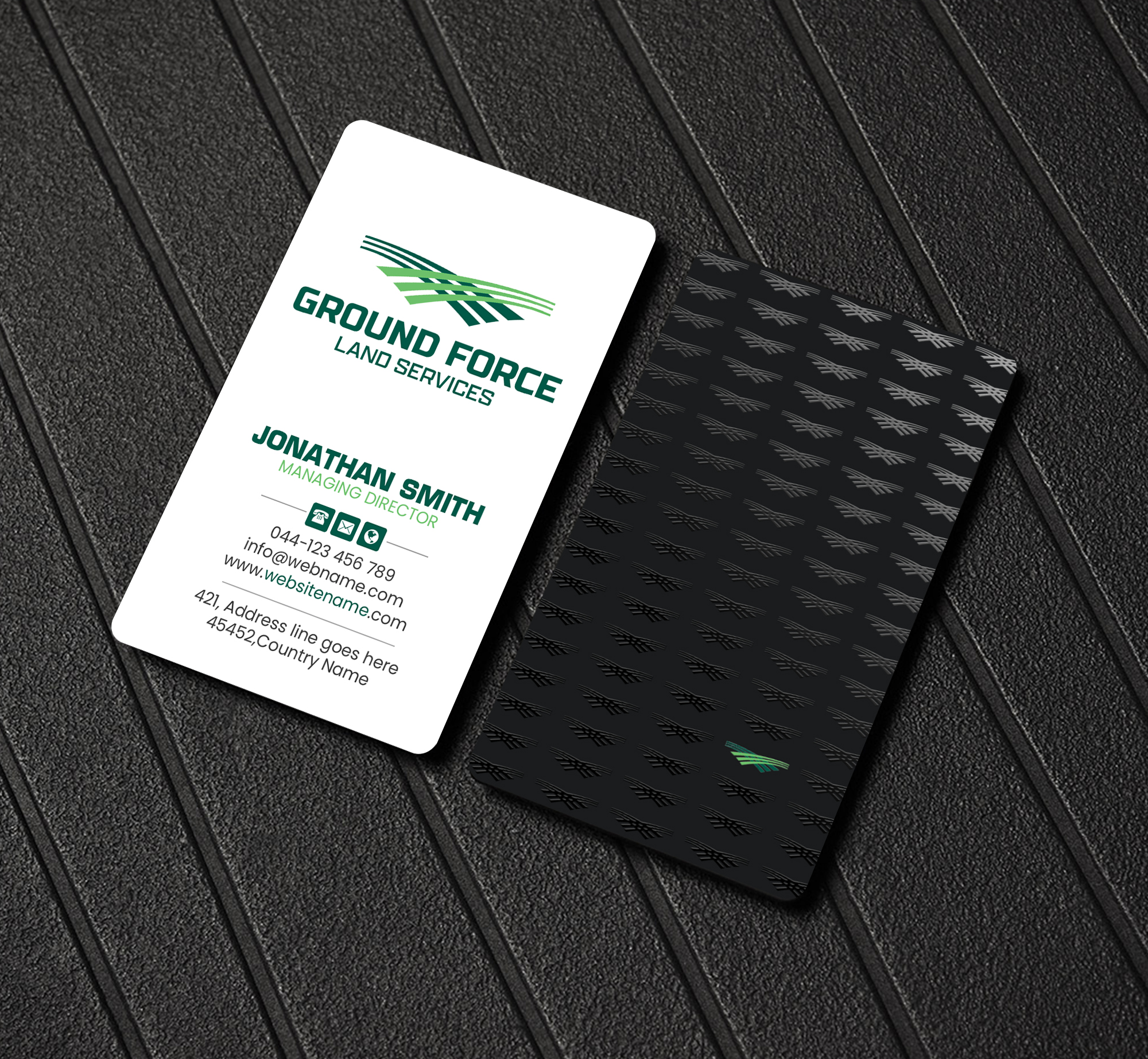 Business Card Design by Creations Box 2015 for Ground Force Land Clearing | Design #34357136