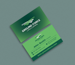 Business Card Design by GMWIRE for Ground Force Land Clearing | Design: #34358023