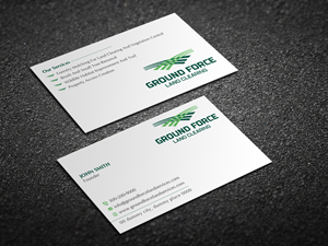Business Card Design by Magic of Art for Ground Force Land Clearing | Design: #34357558