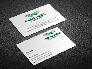 Business Card Design by Magic of Art for Ground Force Land Clearing | Design: #34357559