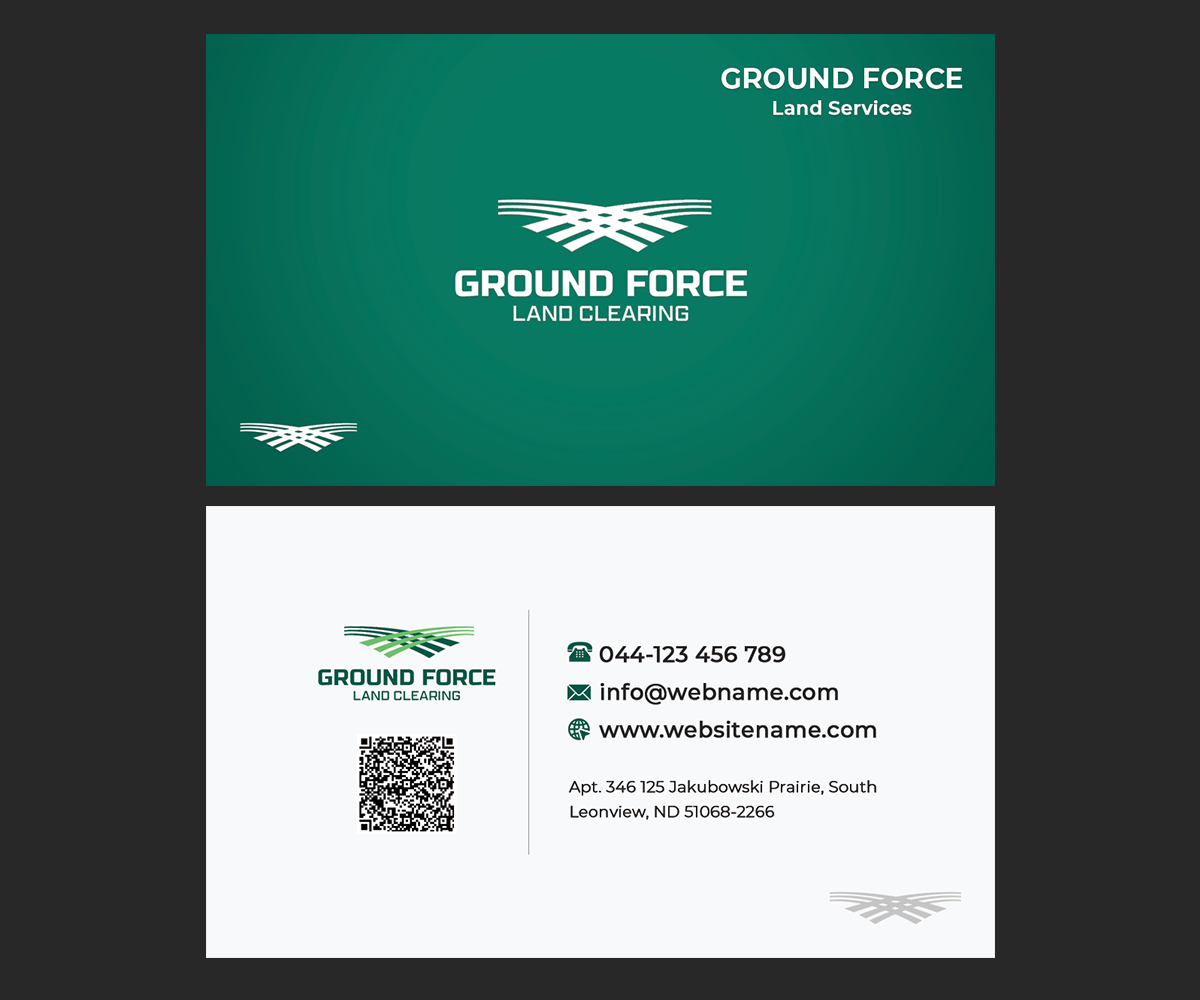 Design de Carte de Visite par rainbowmagic2017 pour Ground Force Land Clearing | Design #34358687