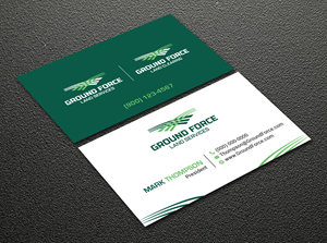 Business Card Design by Bold Pixels for Ground Force Land Clearing | Design: #34355209