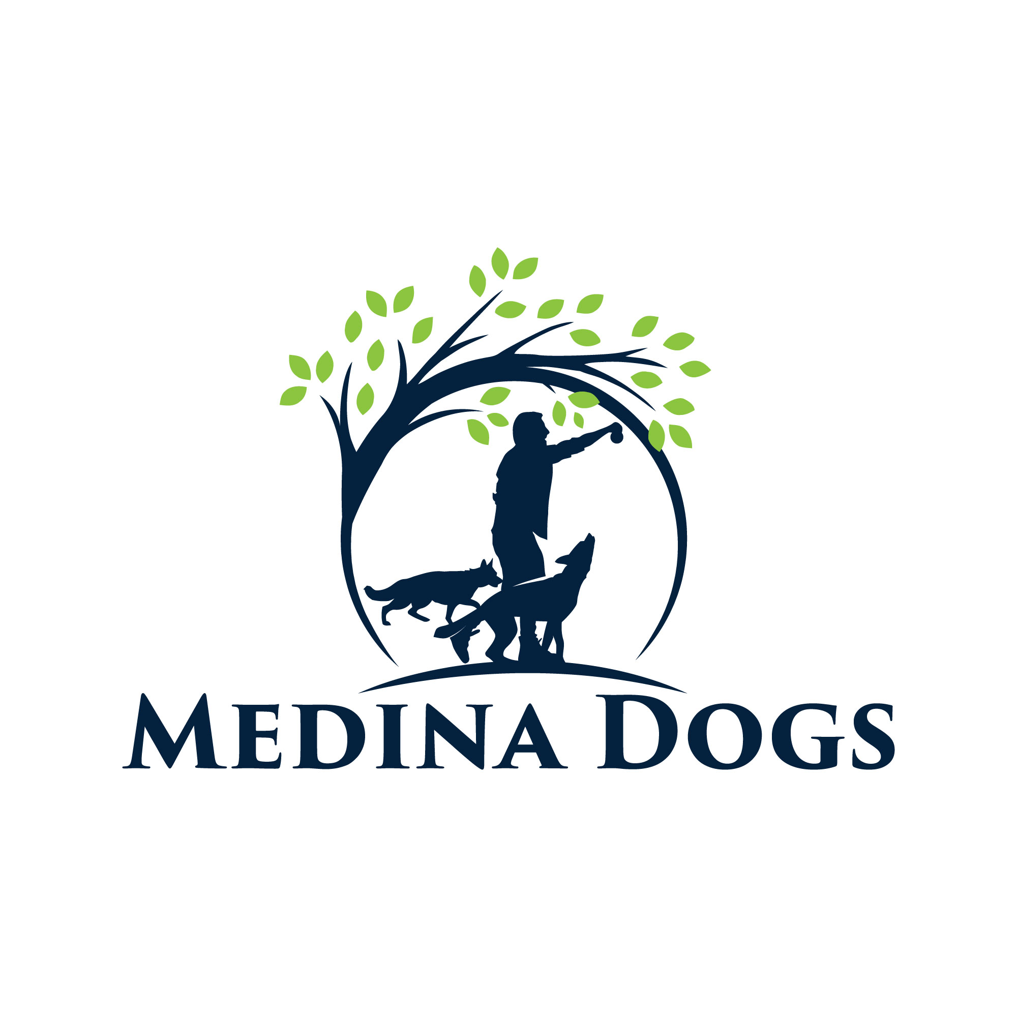 Logo Design by Rosalie.. for Medina Dogs Training LLC | Design #34365302