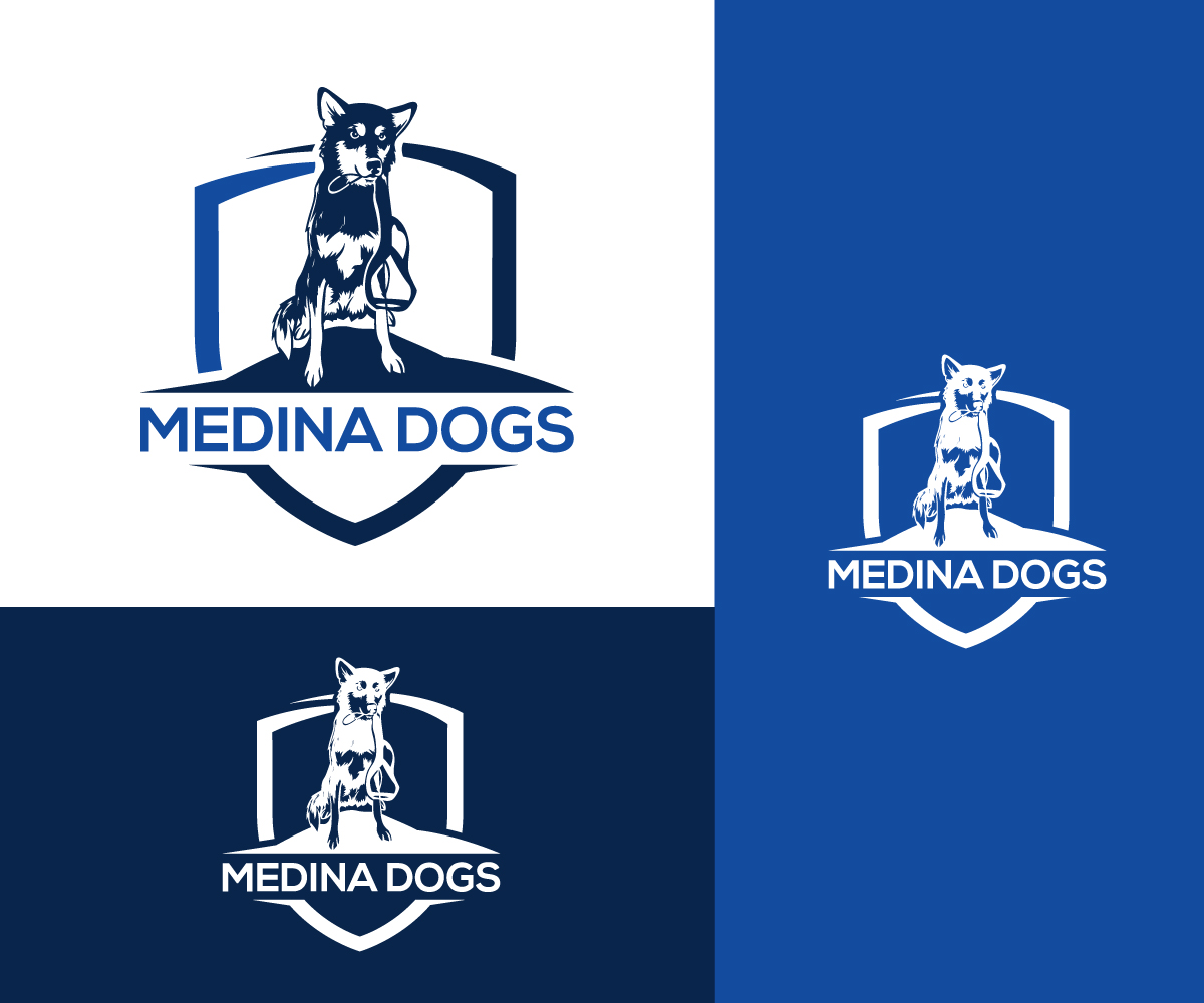 Logo Design by oscar raise for Medina Dogs Training LLC | Design #34399364