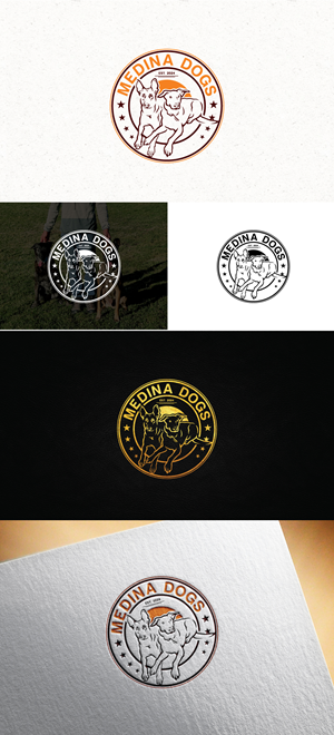 Logo Design by Logo Stock for Medina Dogs Training LLC | Design: #34361237