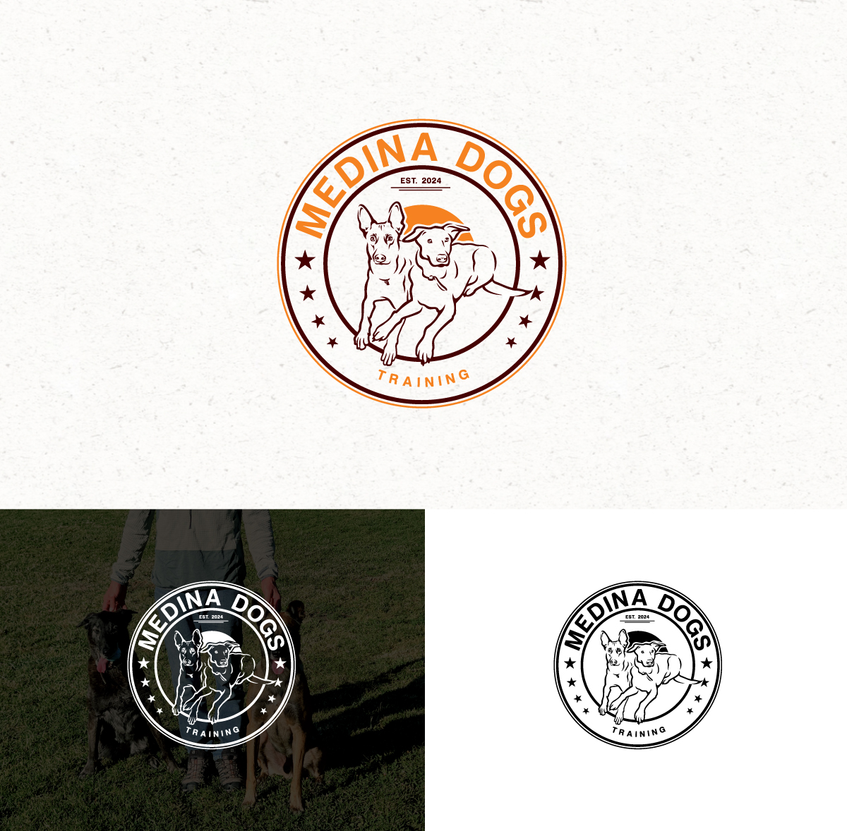 Logo Design by Logo Stock for Medina Dogs Training LLC | Design #34464864