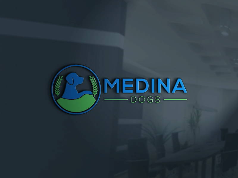 Logo Design by luxydesign for Medina Dogs Training LLC | Design #34357036