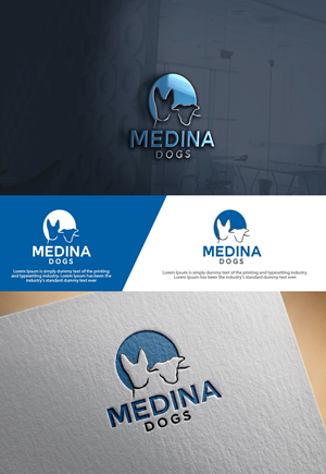Logo Design by sulemani  creation for Medina Dogs Training LLC | Design: #34362726