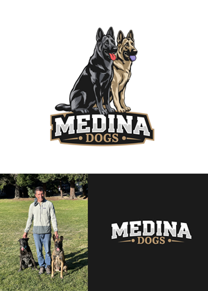 Logo Design by apik. for Medina Dogs Training LLC | Design: #34358145