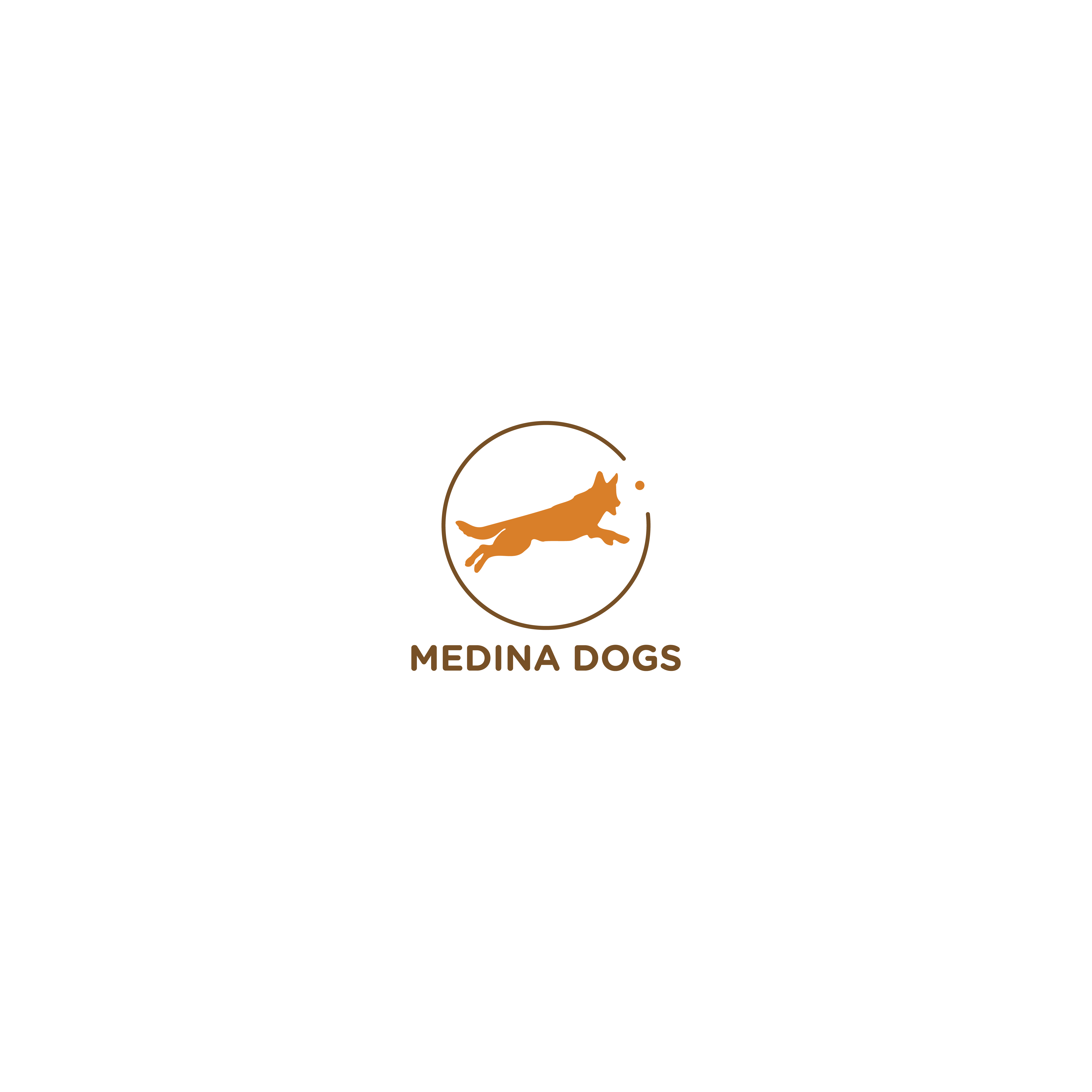 Logo Design by Microos for Medina Dogs Training LLC | Design #34387797