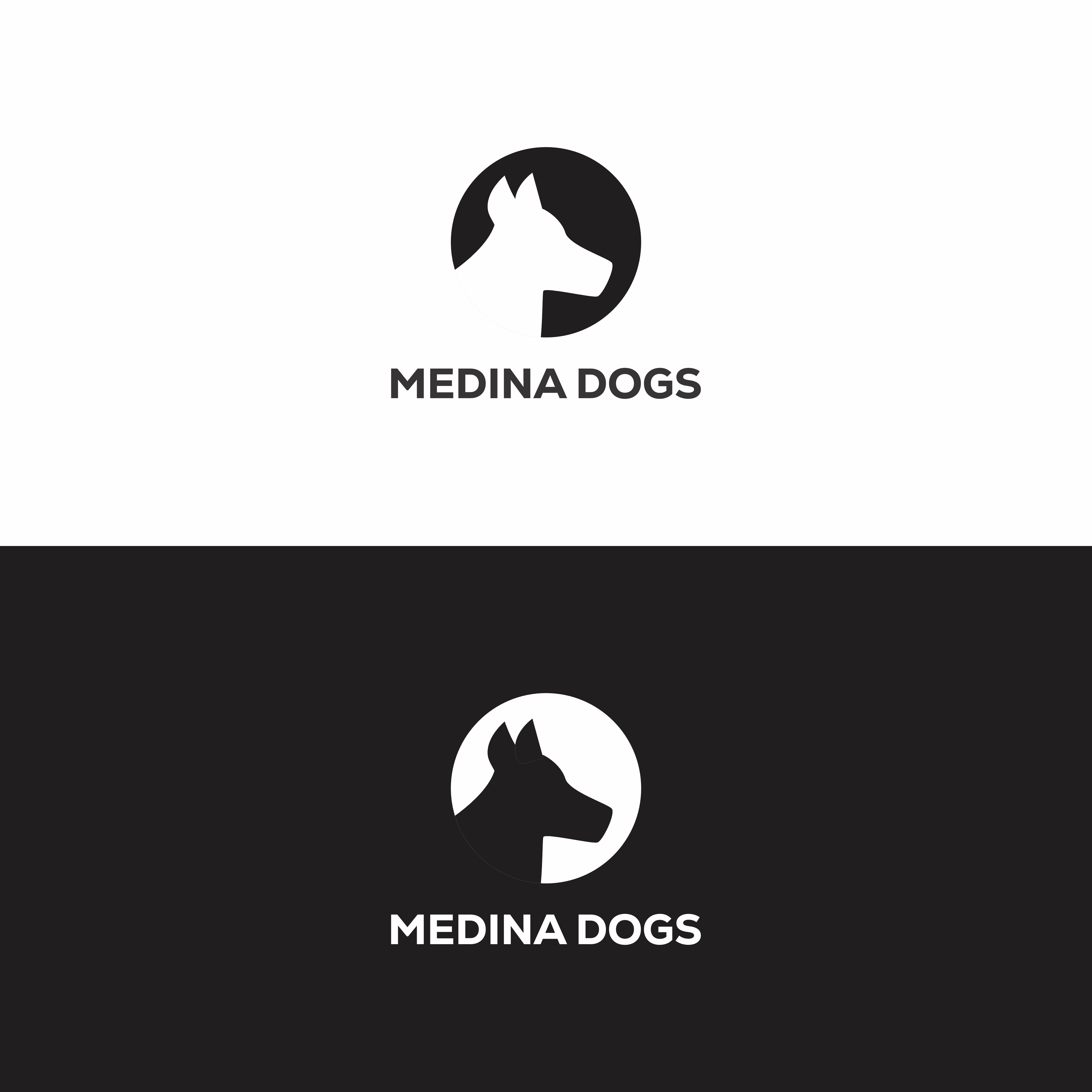 Diseño de Logo por cahdesign para Medina Dogs Training LLC | Diseño #34360165