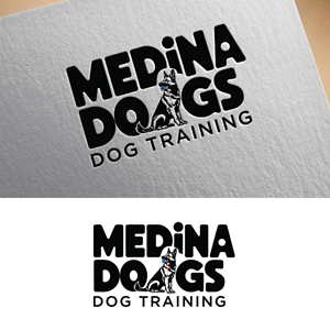 Logo Design by bute for Medina Dogs Training LLC | Design: #34414816