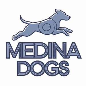 Design de Logo par Olivia Marie Smith pour Medina Dogs Training LLC | Design : #34370975