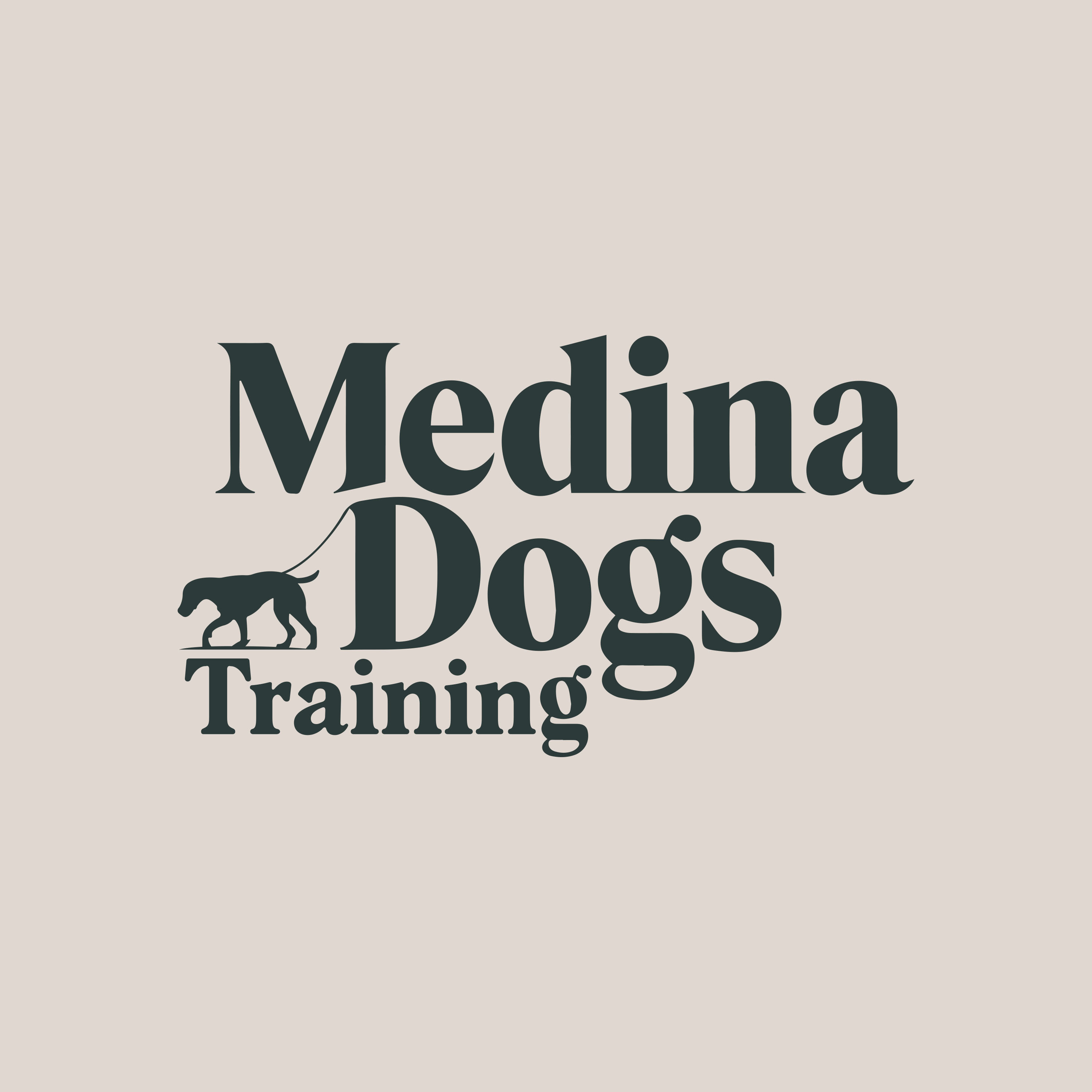 Design de Logo par Olivia Marie Smith pour Medina Dogs Training LLC | Design #34464614